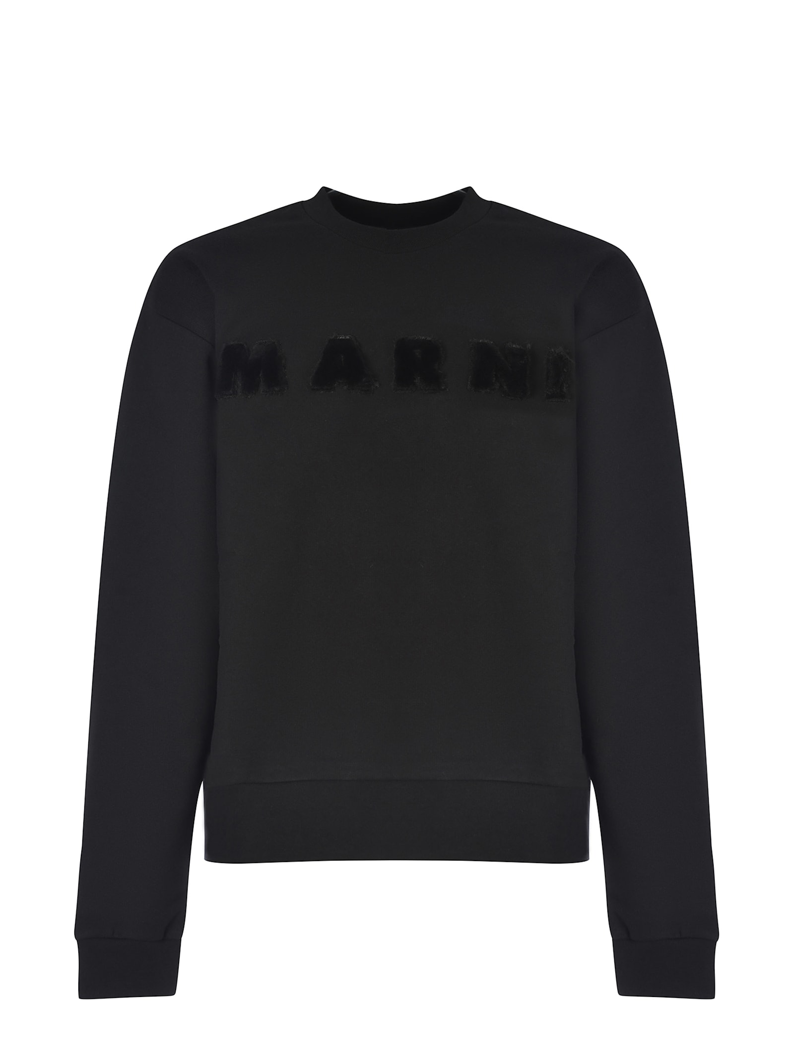 Shop Marni Sweatshirt  Made Of Cotton In Black