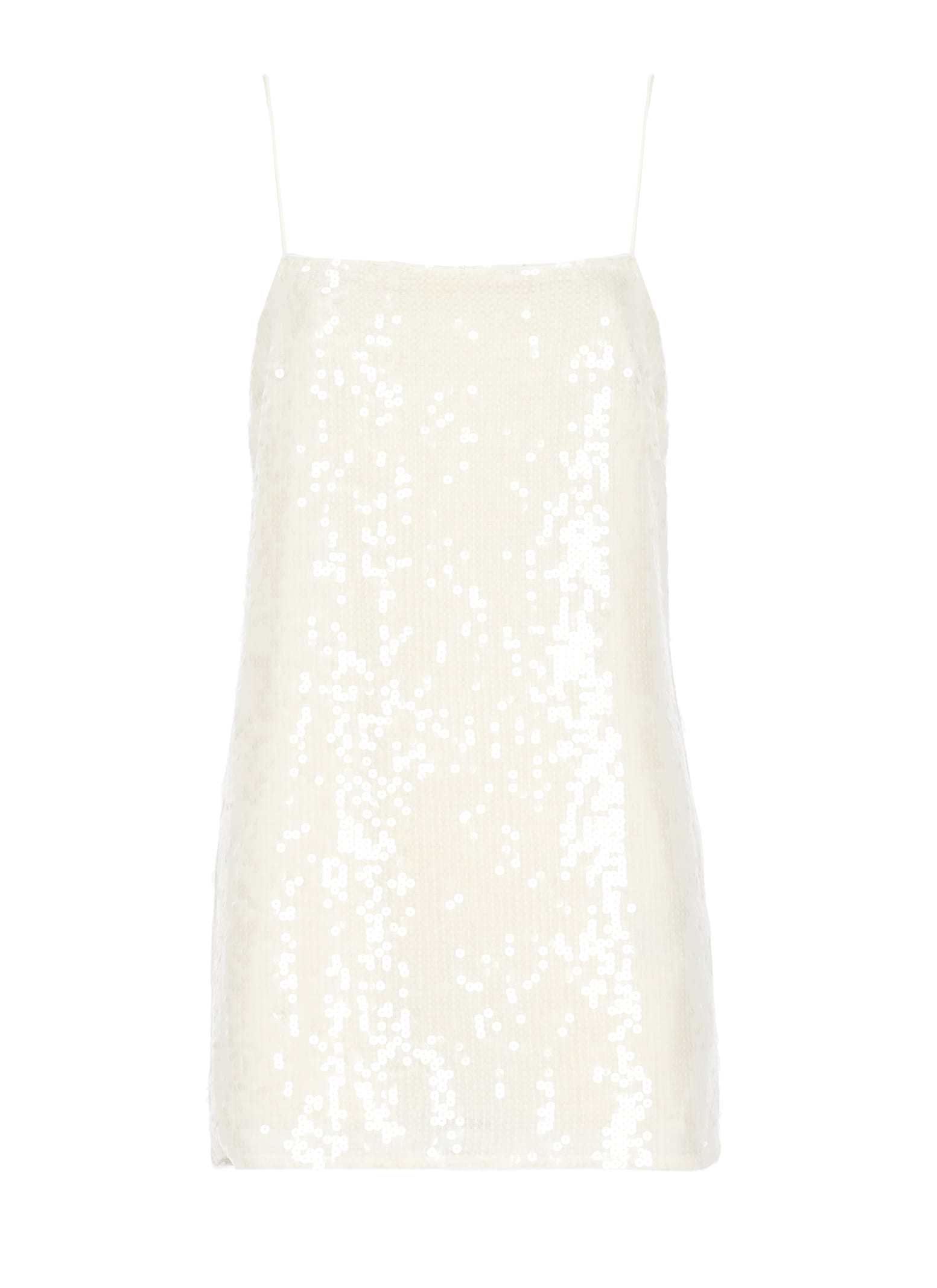 Rotate Birger Christensen Rotate Birgerchristensen Sequin Mini Dress In White