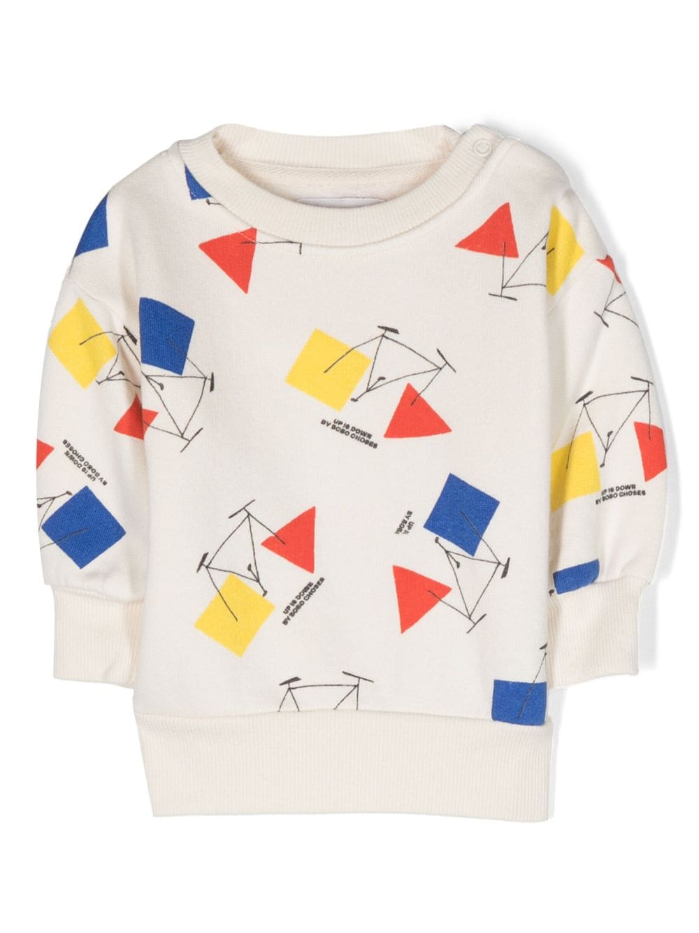Bobo Choses Baby Crazy Bicy All Over Sweatshirt In White | ModeSens