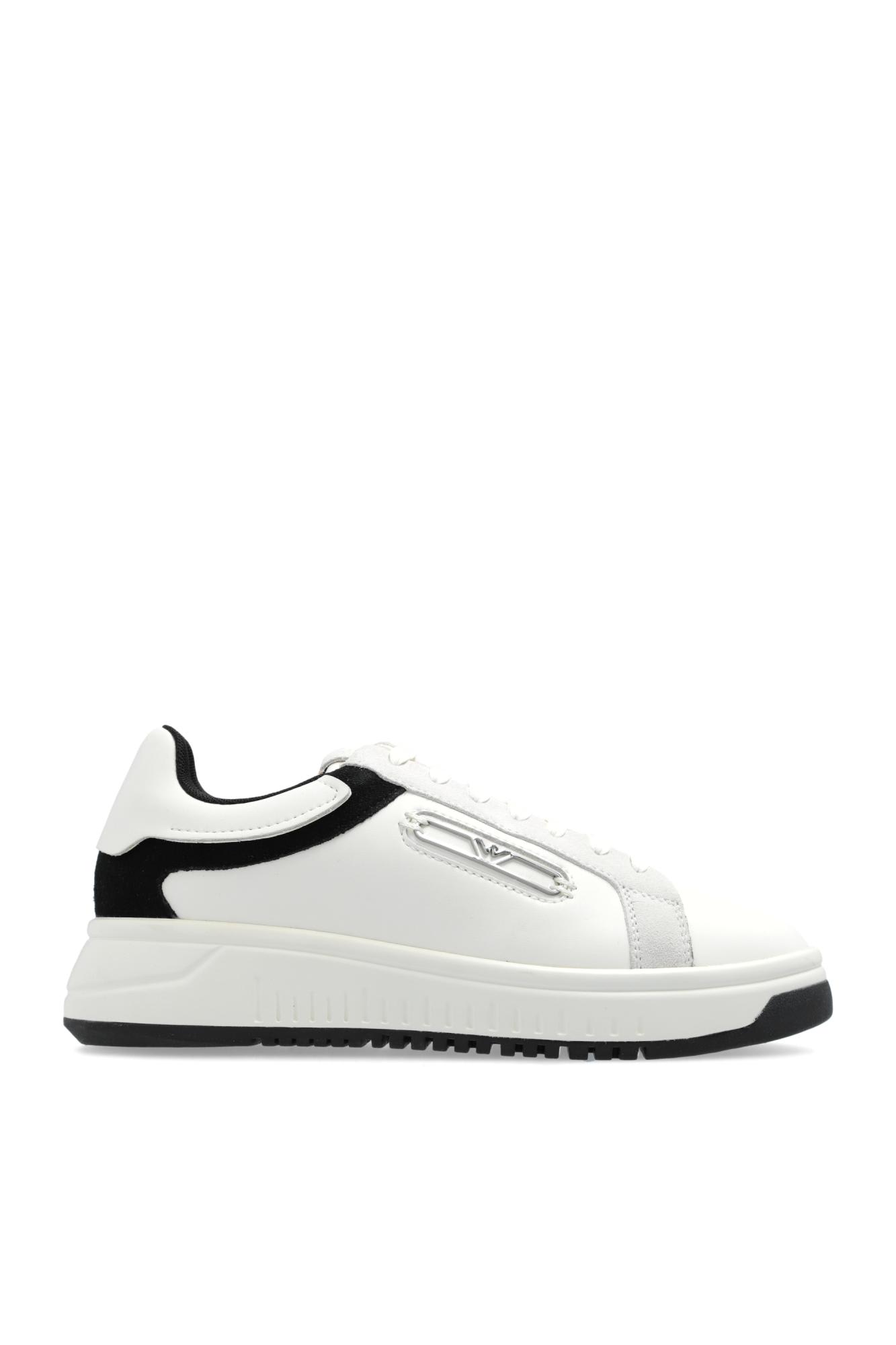 Emporio Armani Sport Shoes With Logo In White
