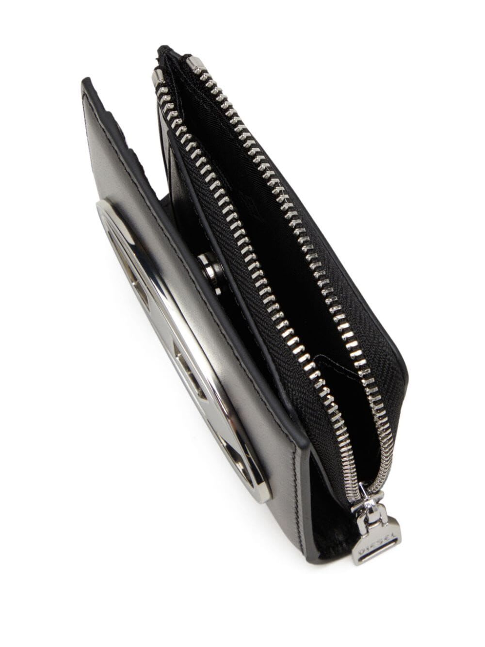 Shop Diesel 1dr Card Holder Zip L In Black