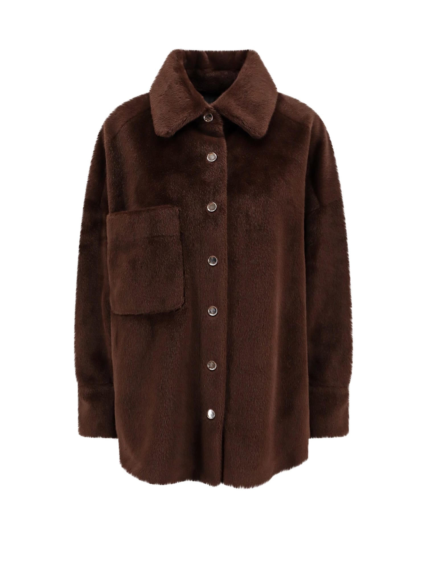 Shop Pinko Coat In Brown