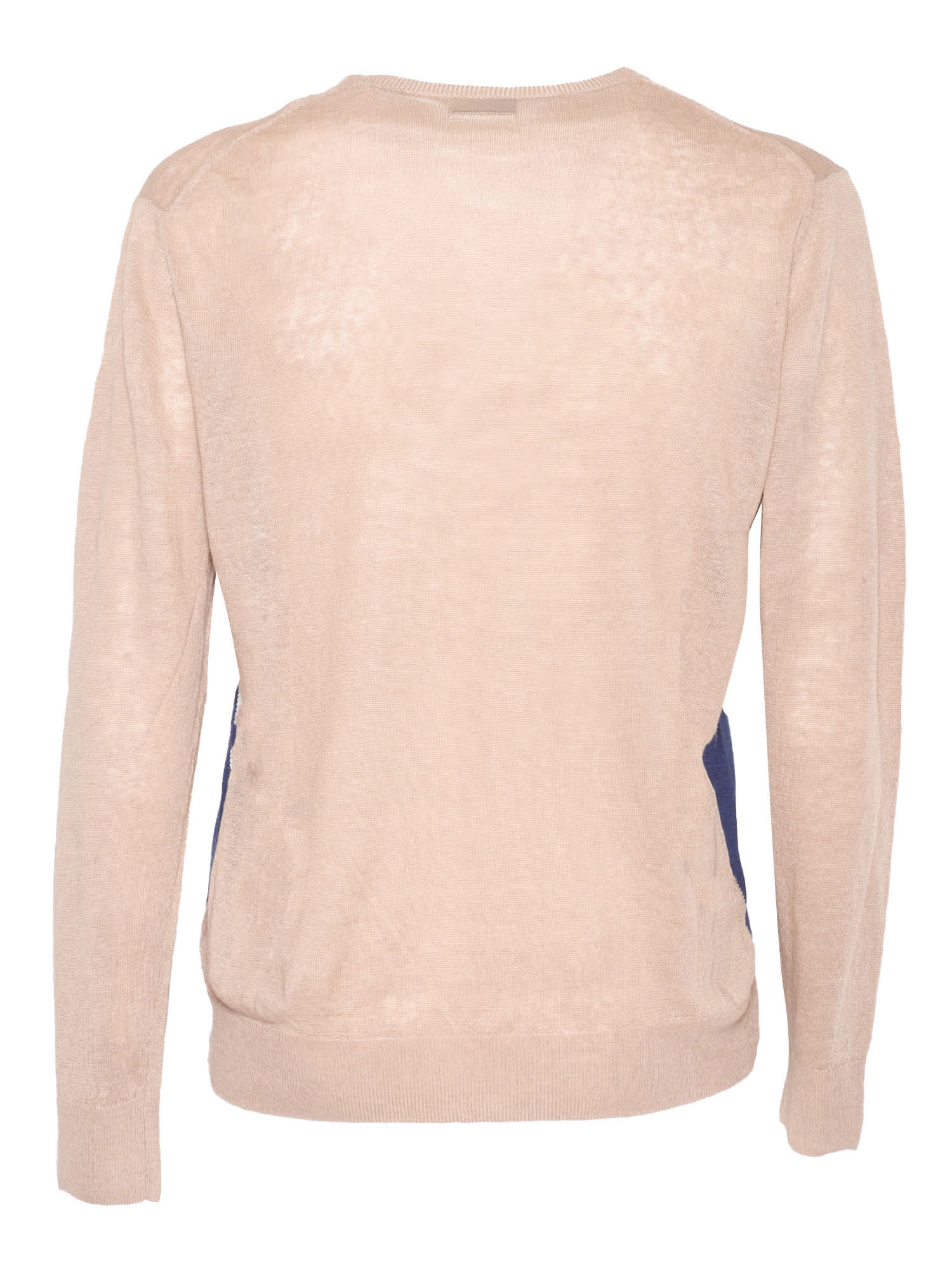 Ballantyne R Neck Pullover In Beige