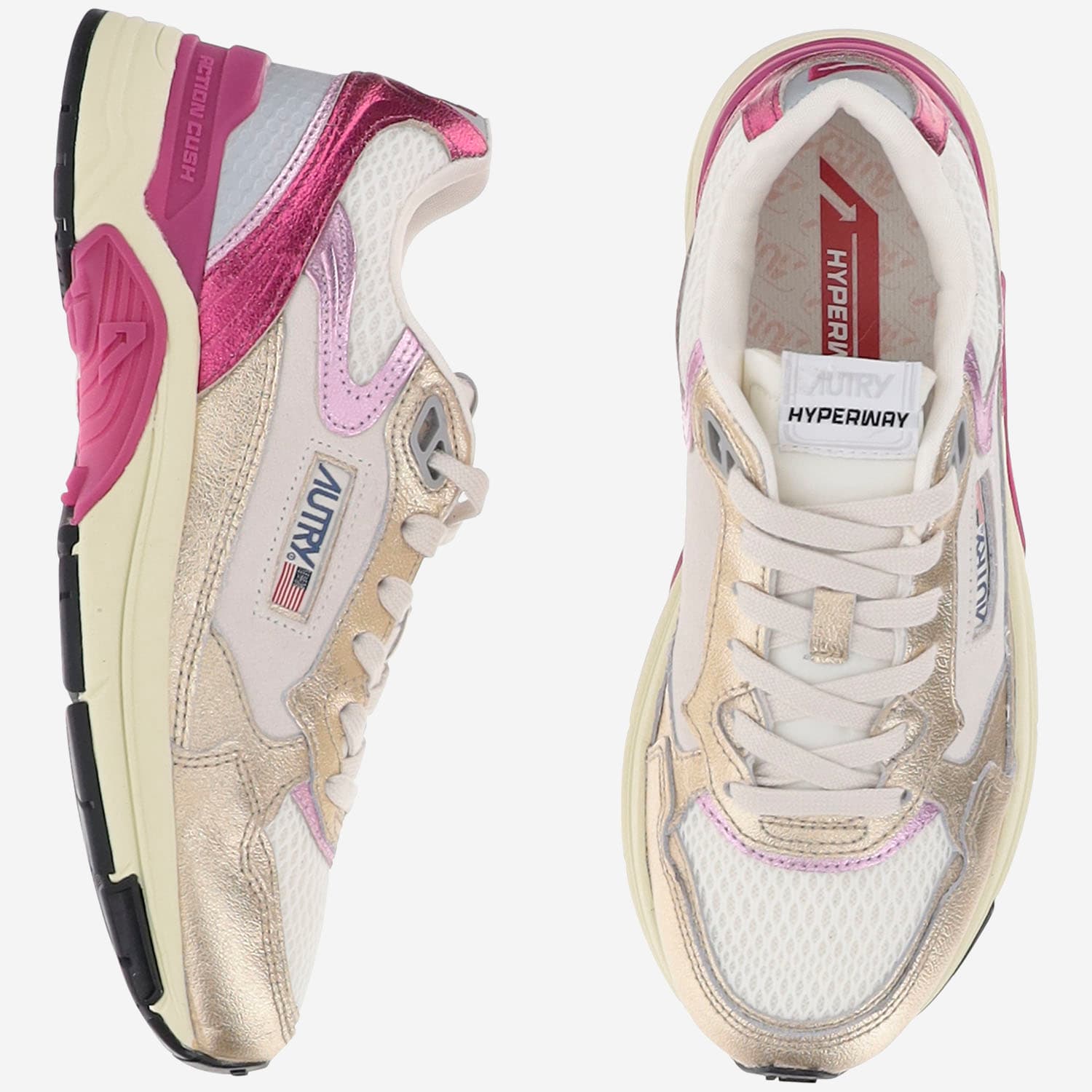 Autry Hyperway Low-top Trainer Sneakers In Multi