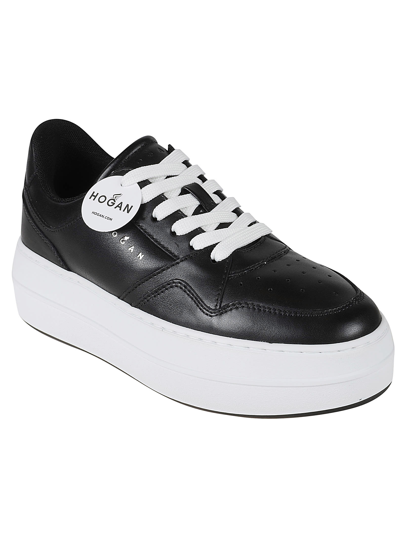 Shop Hogan H670 Sneakers In Black