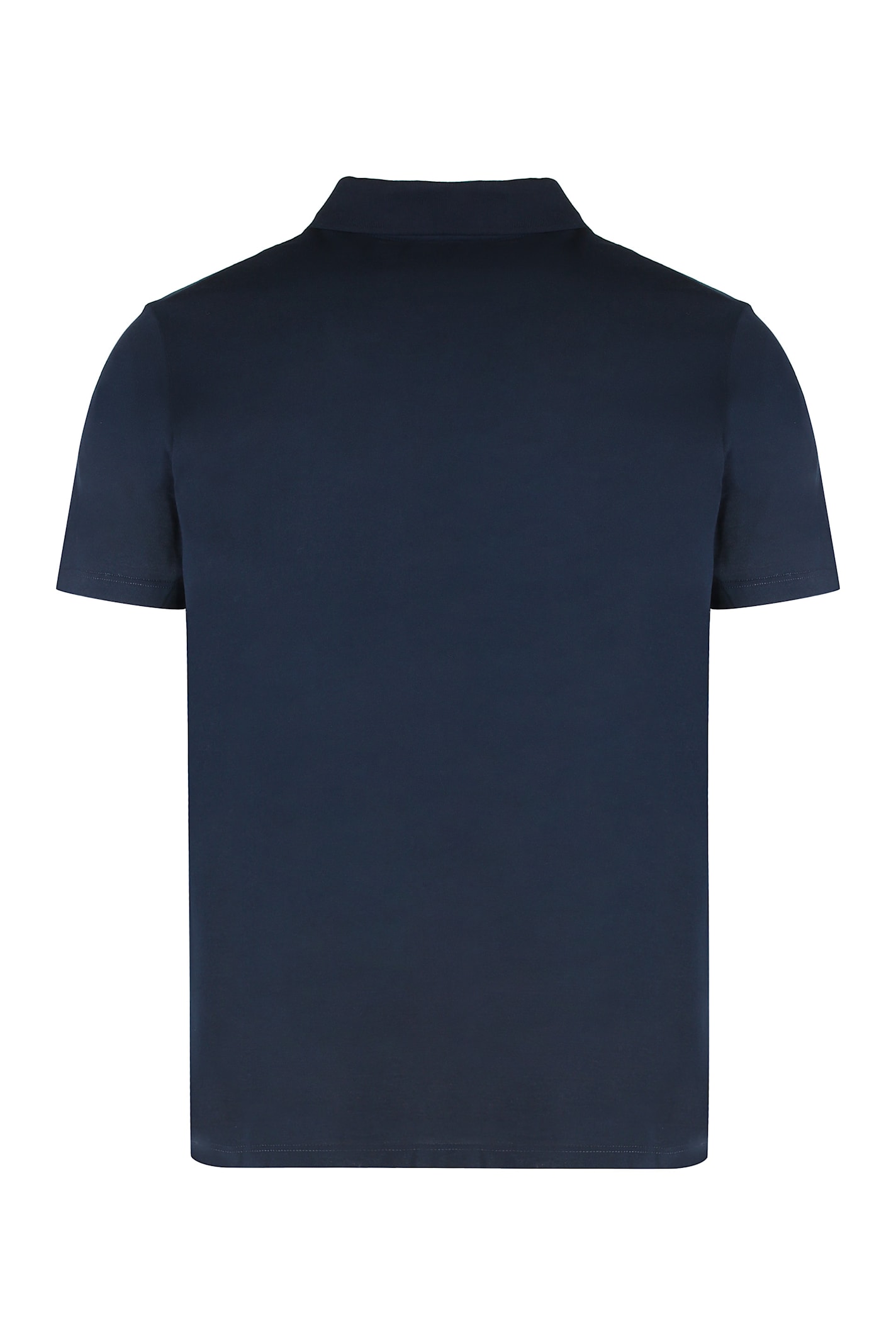 Paul&shark Cotton Jersey Polo Shirt In Black