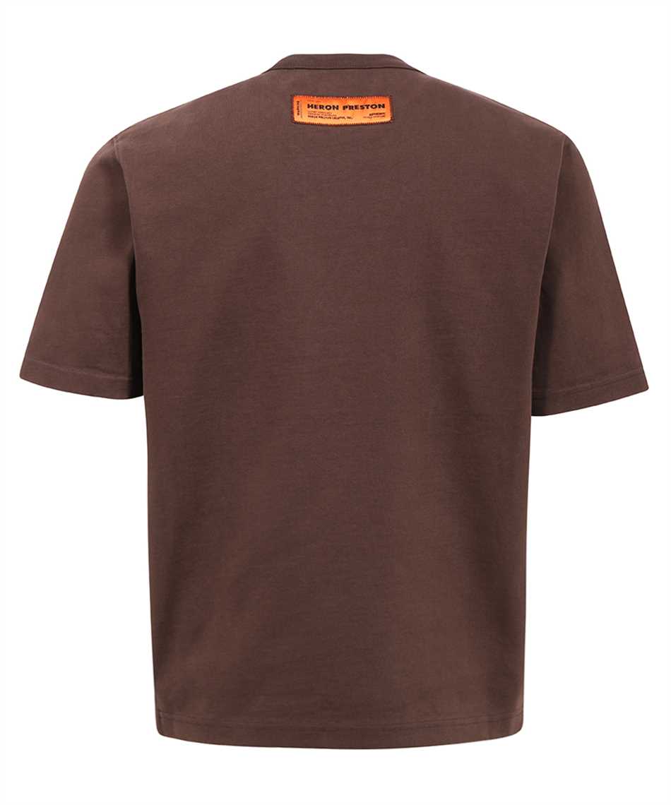 Shop Heron Preston Cotton T-shirt In Brown