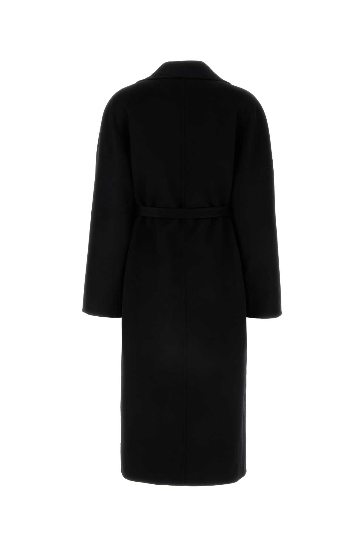 Ferragamo Elegant Wool Blend Jacket For Women In Nero