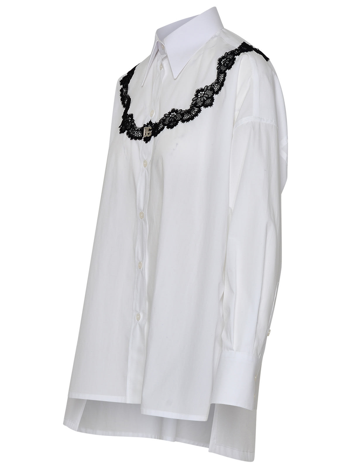 Shop Dolce & Gabbana White Cotton Shirt