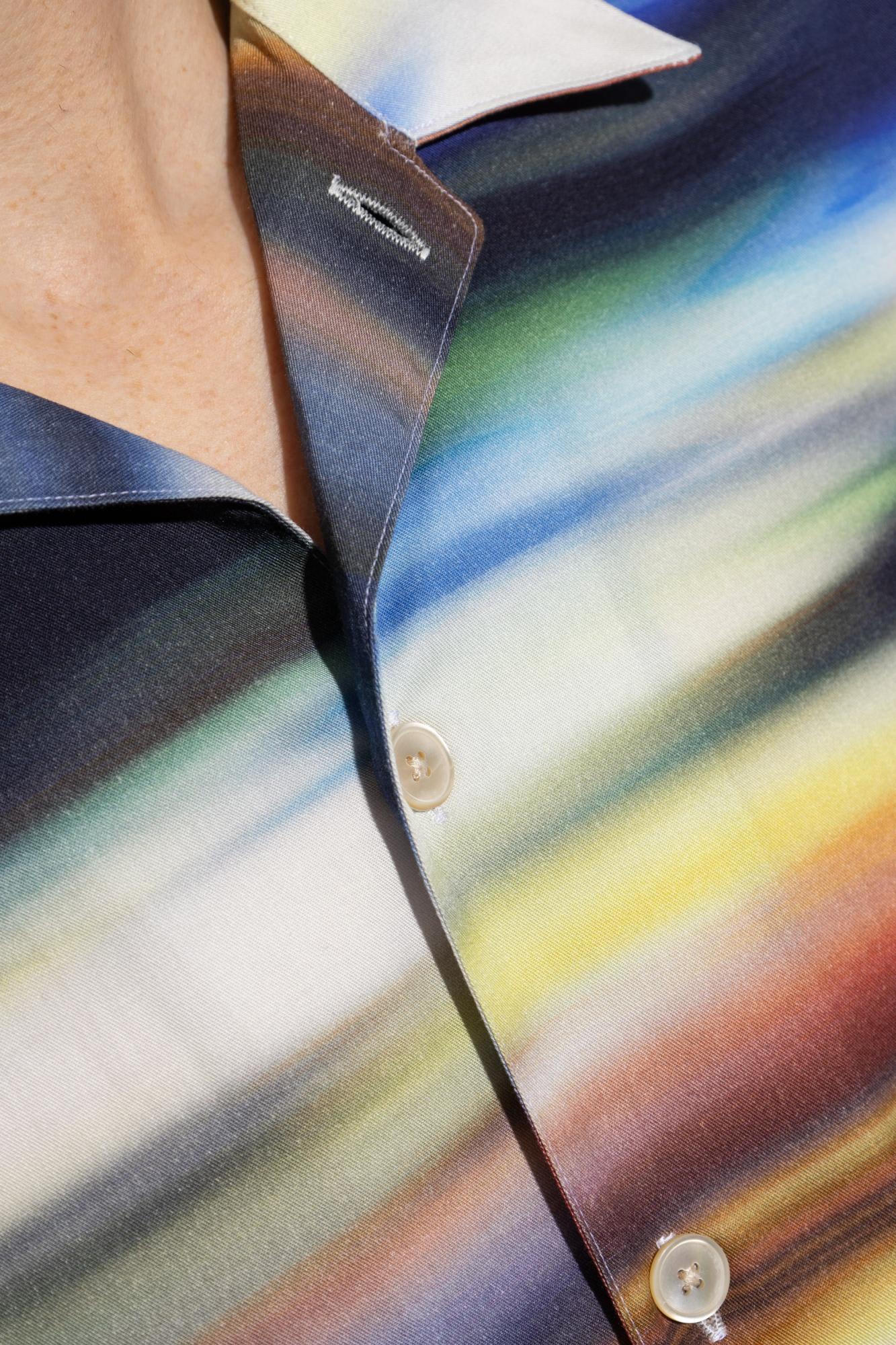 Ps By Paul Smith Ps Paul Smith Bowling Shirt In Multicolour