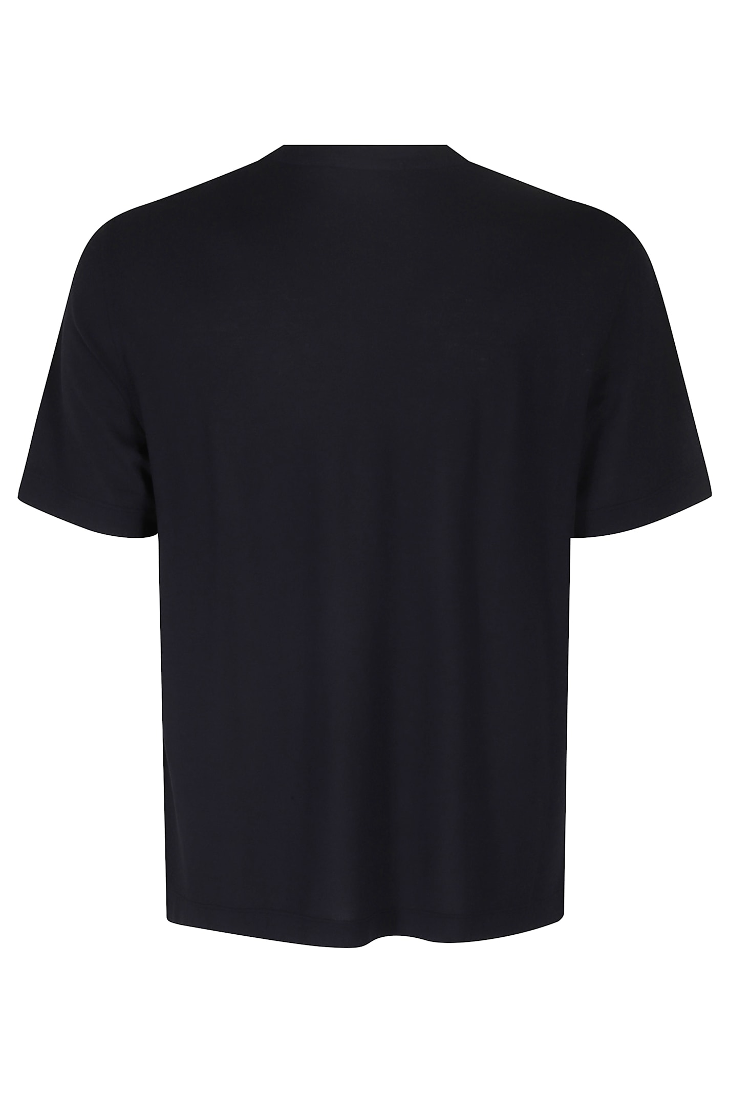 Drumohr Tshirt Mm Ice Cotton In Black
