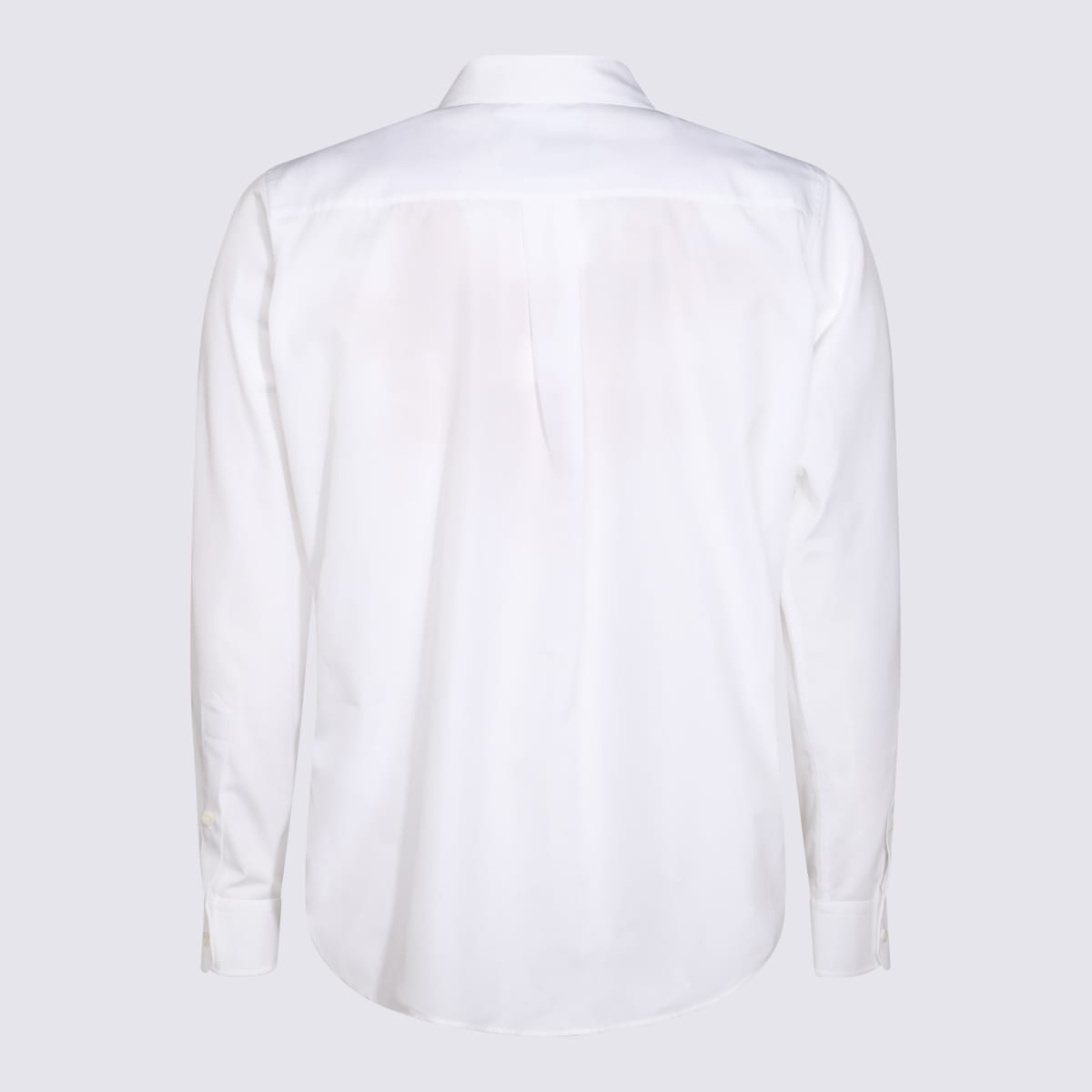 Shop Moschino White Cotton Shirt