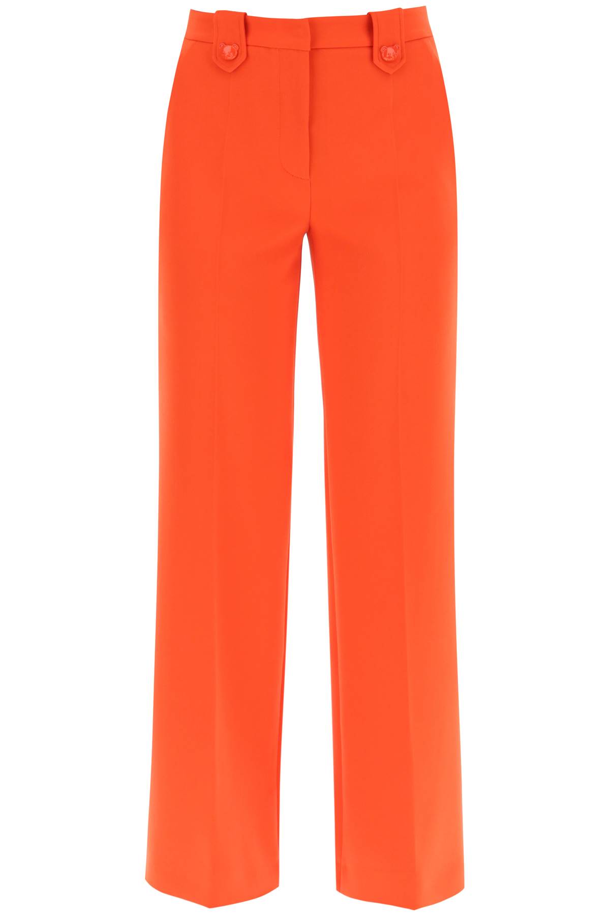 Shop Moschino Teddy Bear Pants In Rosso (red)