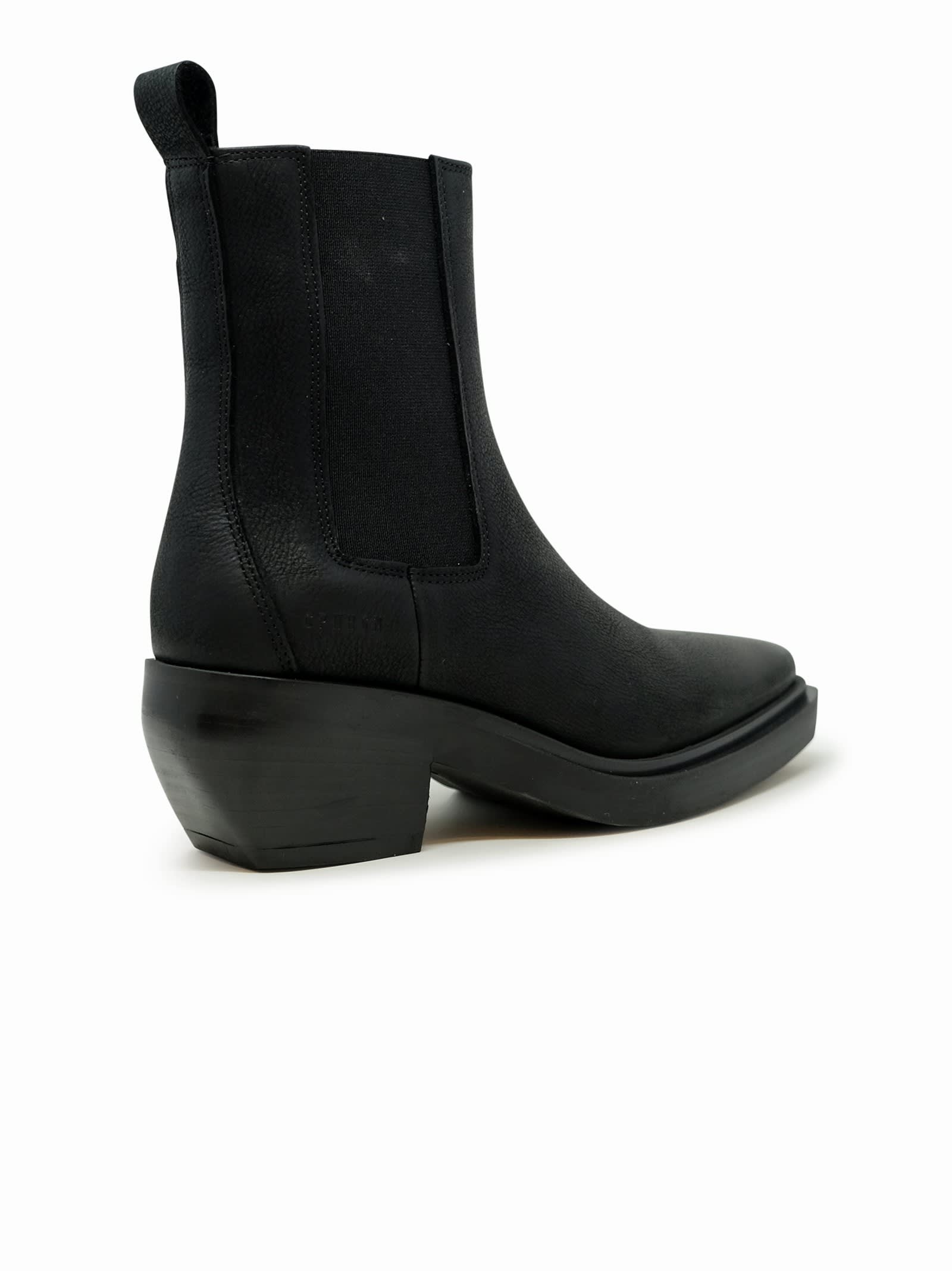 Shop Copenhagen Facph236 Black Leather Ankle Boots