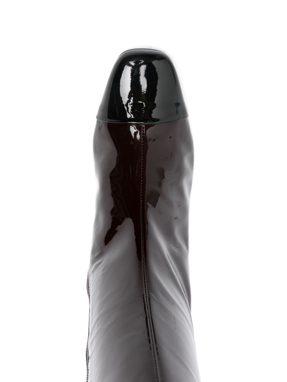 Carel Malaga Leather Boots In Brown