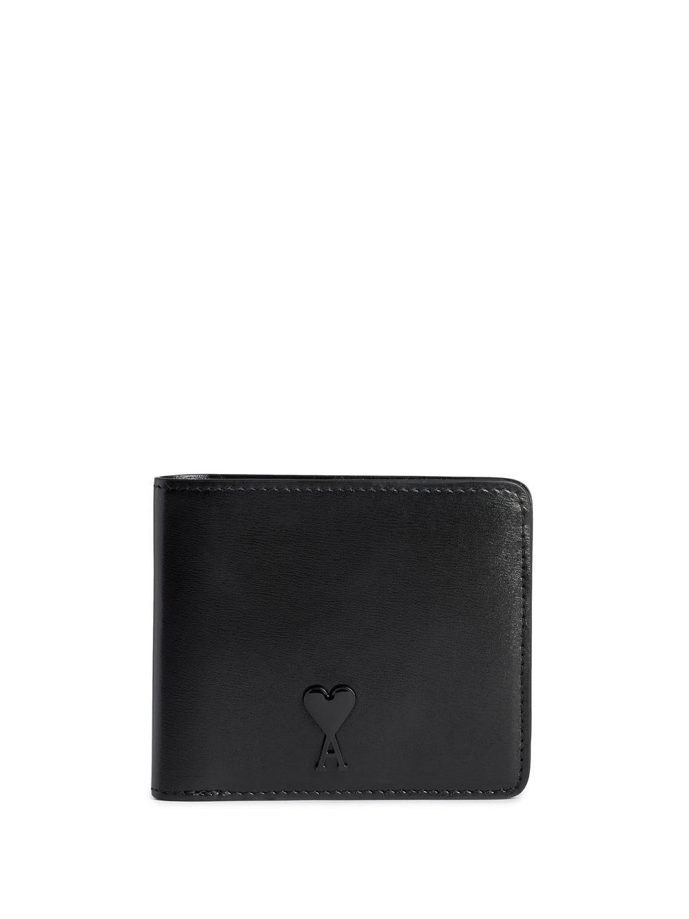 Shop Ami Alexandre Mattiussi Adc Folded Wallet In Black