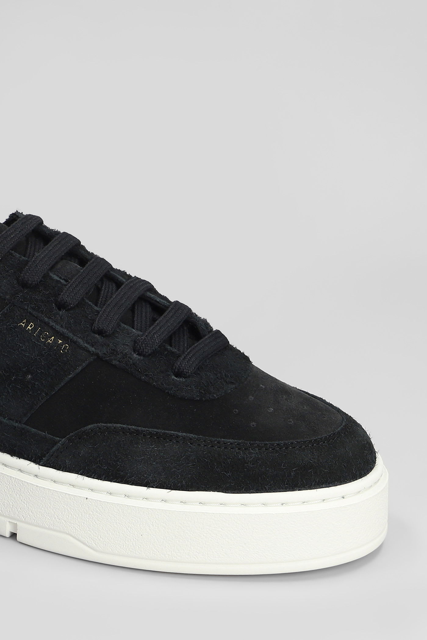 Axel Arigato Mens Black Orbit Suede Low-top Trainers Eur 45 / 11 Uk In Black