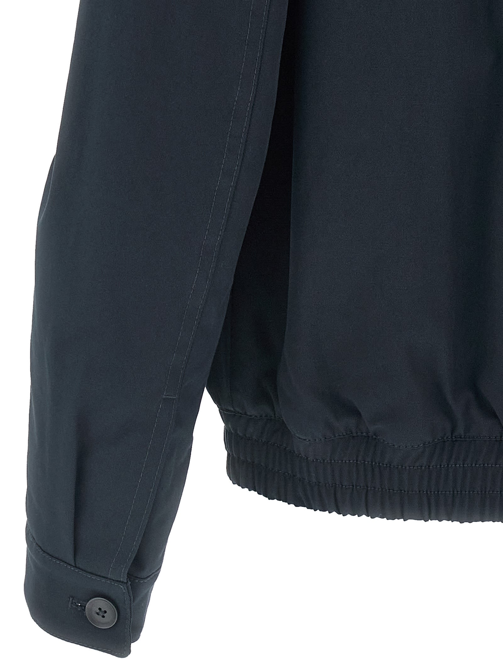 Hugo Boss Long Sleeve Casual Jacket In Blue