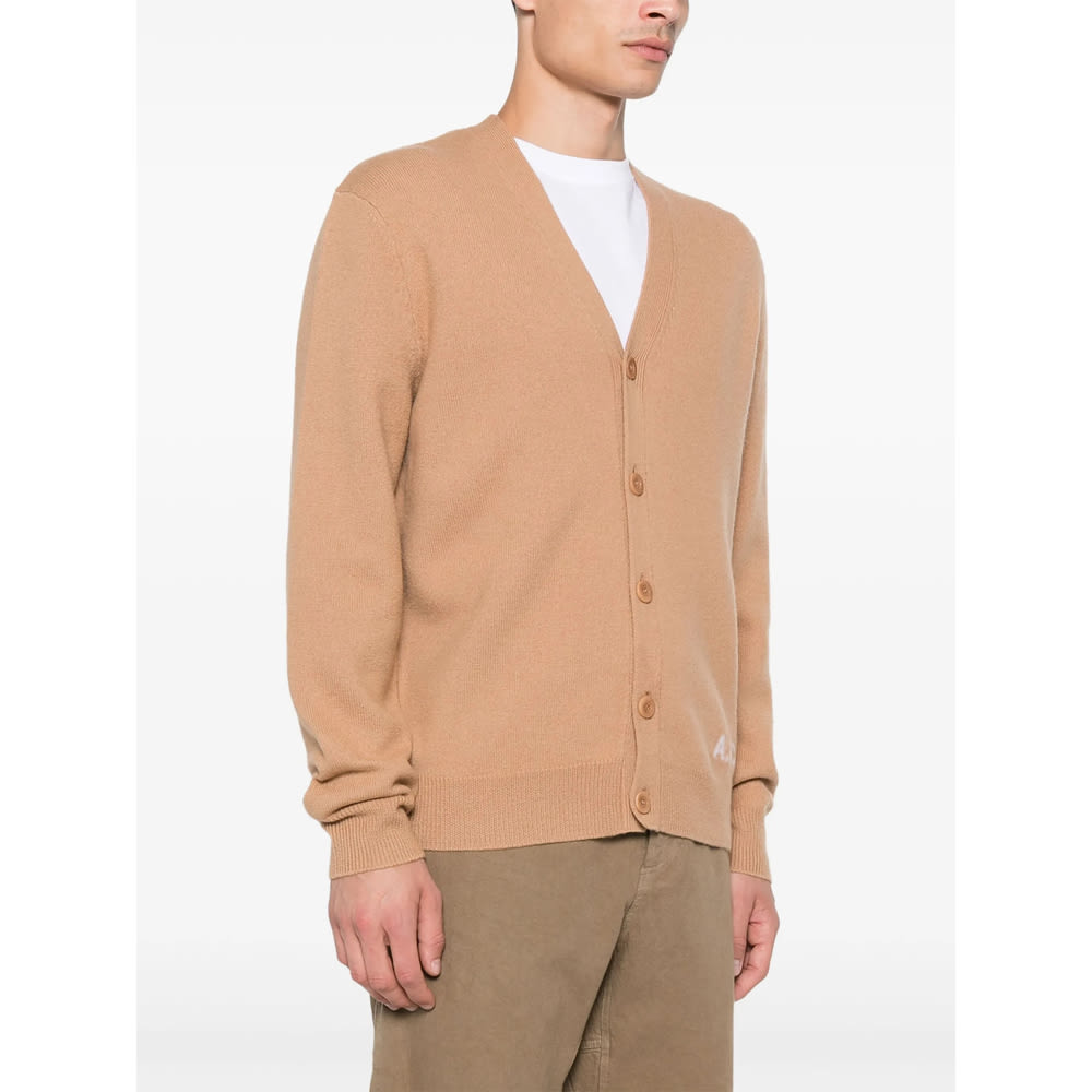 Apc A.p.c. Sweater Camel Brown Virgin Wool In Brown