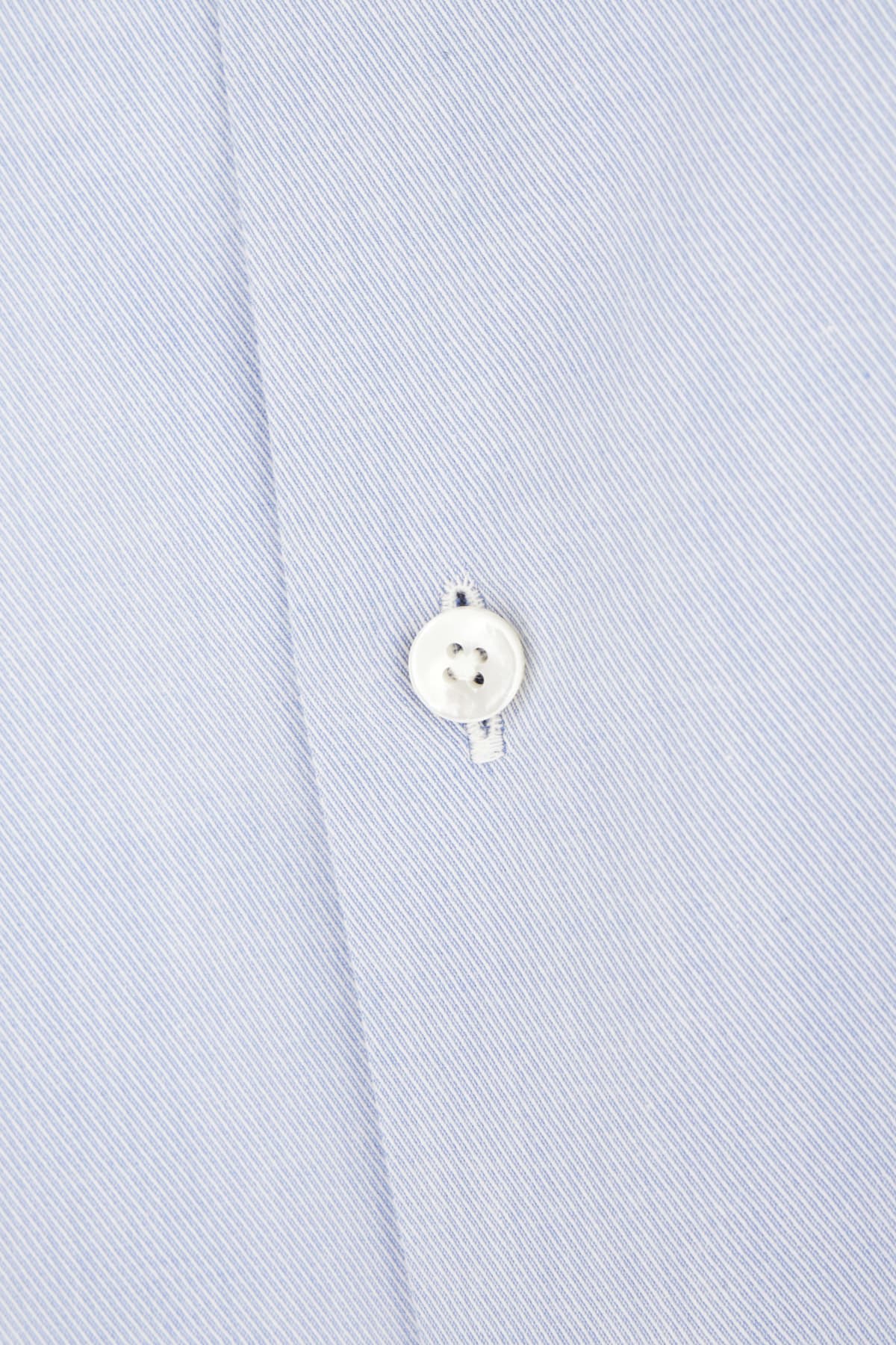 Shop Zegna Light-blue Stretch Oxford Shirt In Light Blue