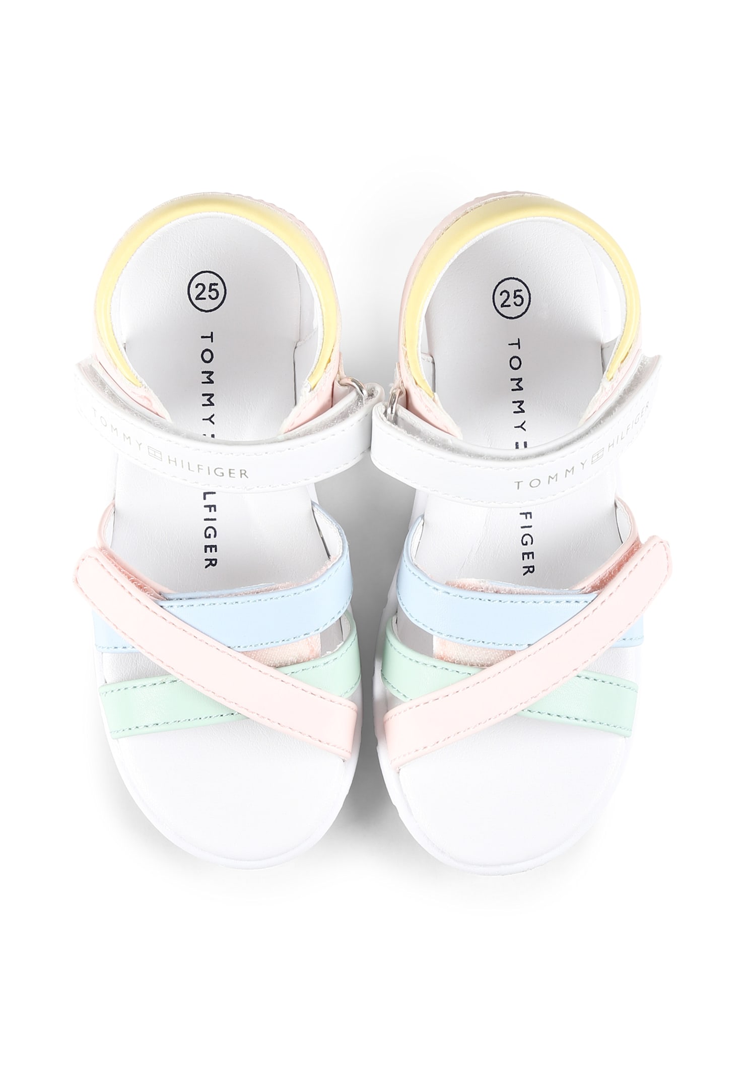 TOMMY HILFIGER MULTICOLOR SANDALS FOR GIRL WITH LOGO