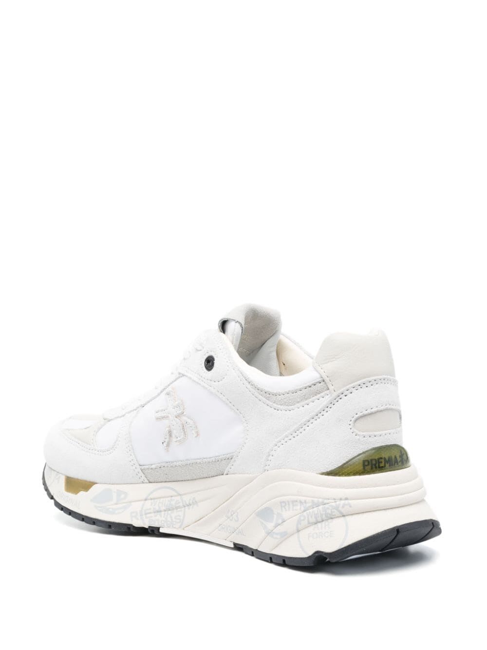 Shop Premiata Mased Sneakers In White