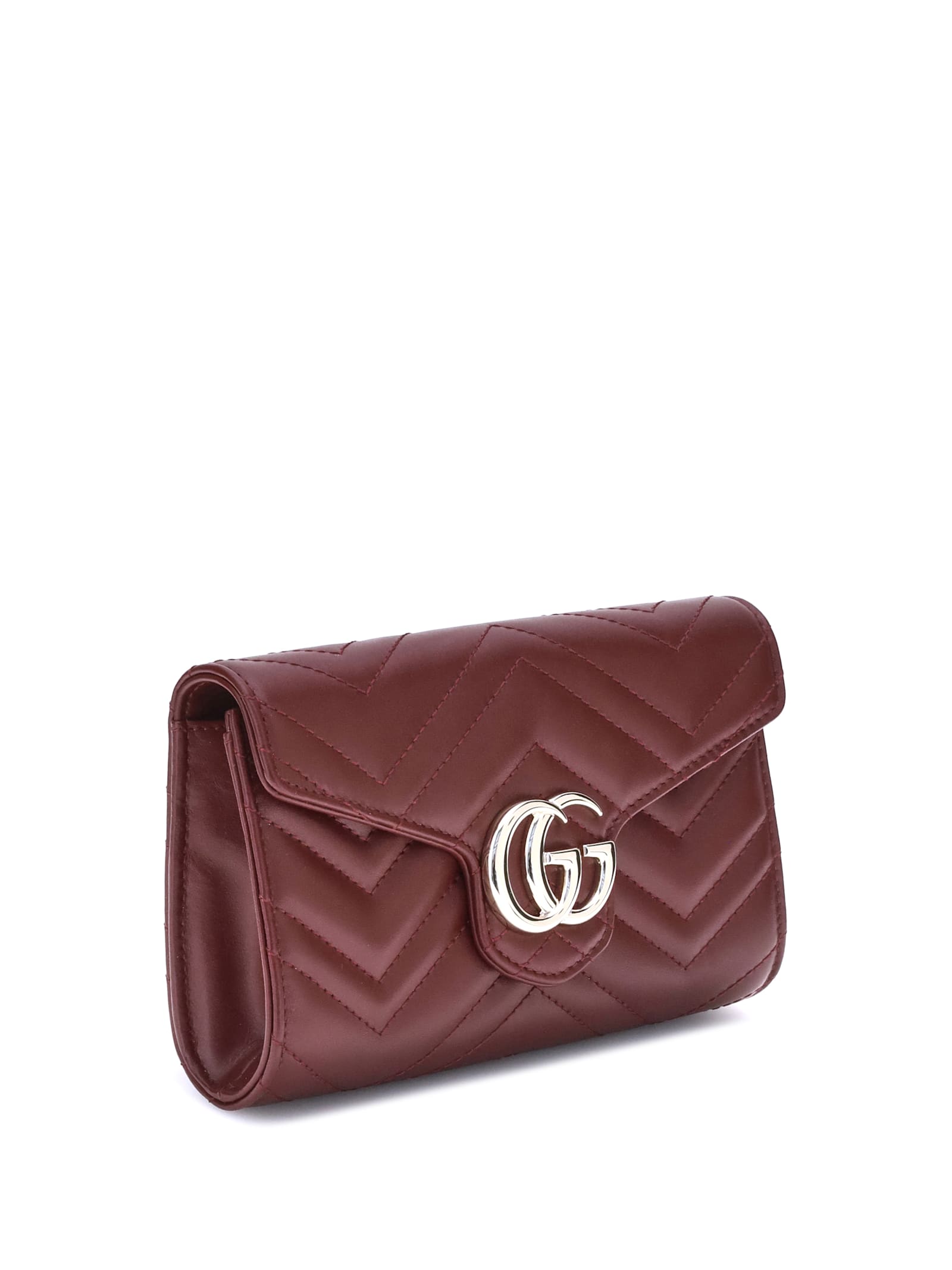 Gucci Women Gg Marmont Wallet With Chain