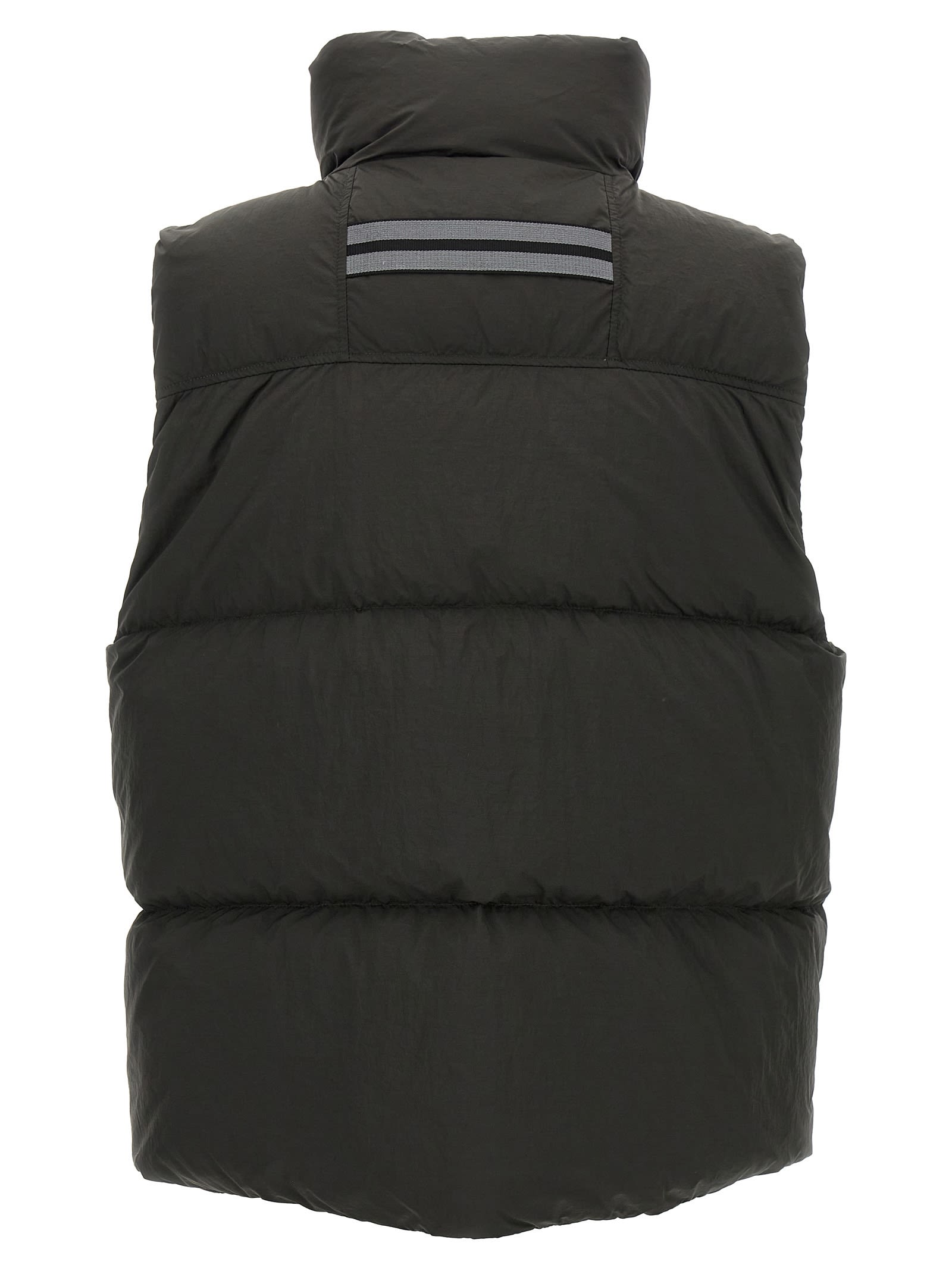 Shop Canada Goose Lawrence Puffer Vest In Gray