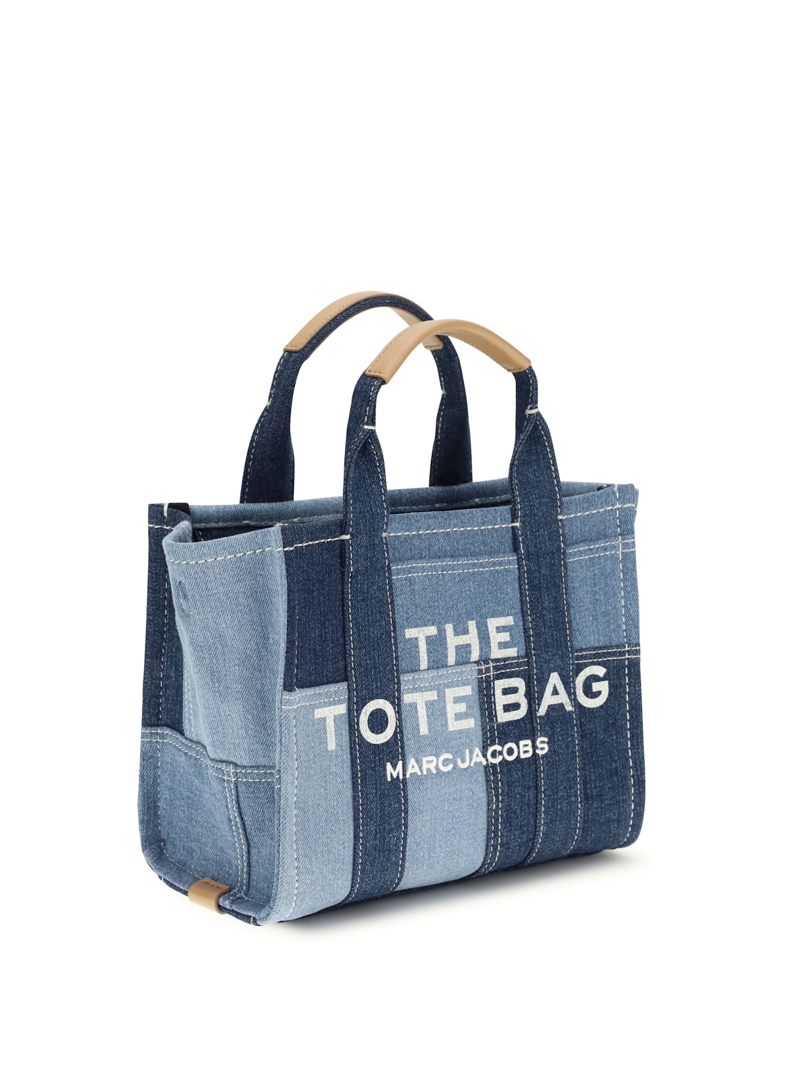 Marc Jacobs Denim Tote Bag In Blue