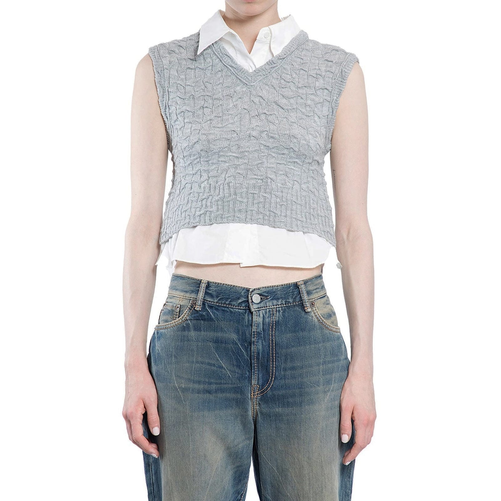 Acne Studios Layered-v-neck Vest