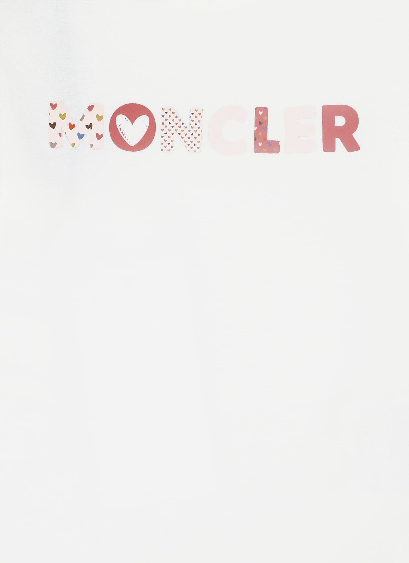 Moncler T-shirt With Logo In White