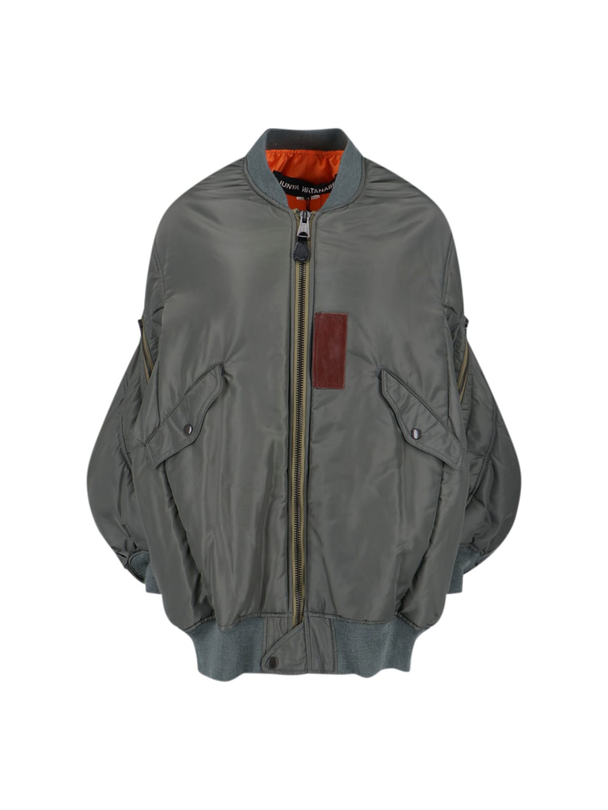 Junya Watanabe Zippered Long-sleeved Casual Jacket In Gray