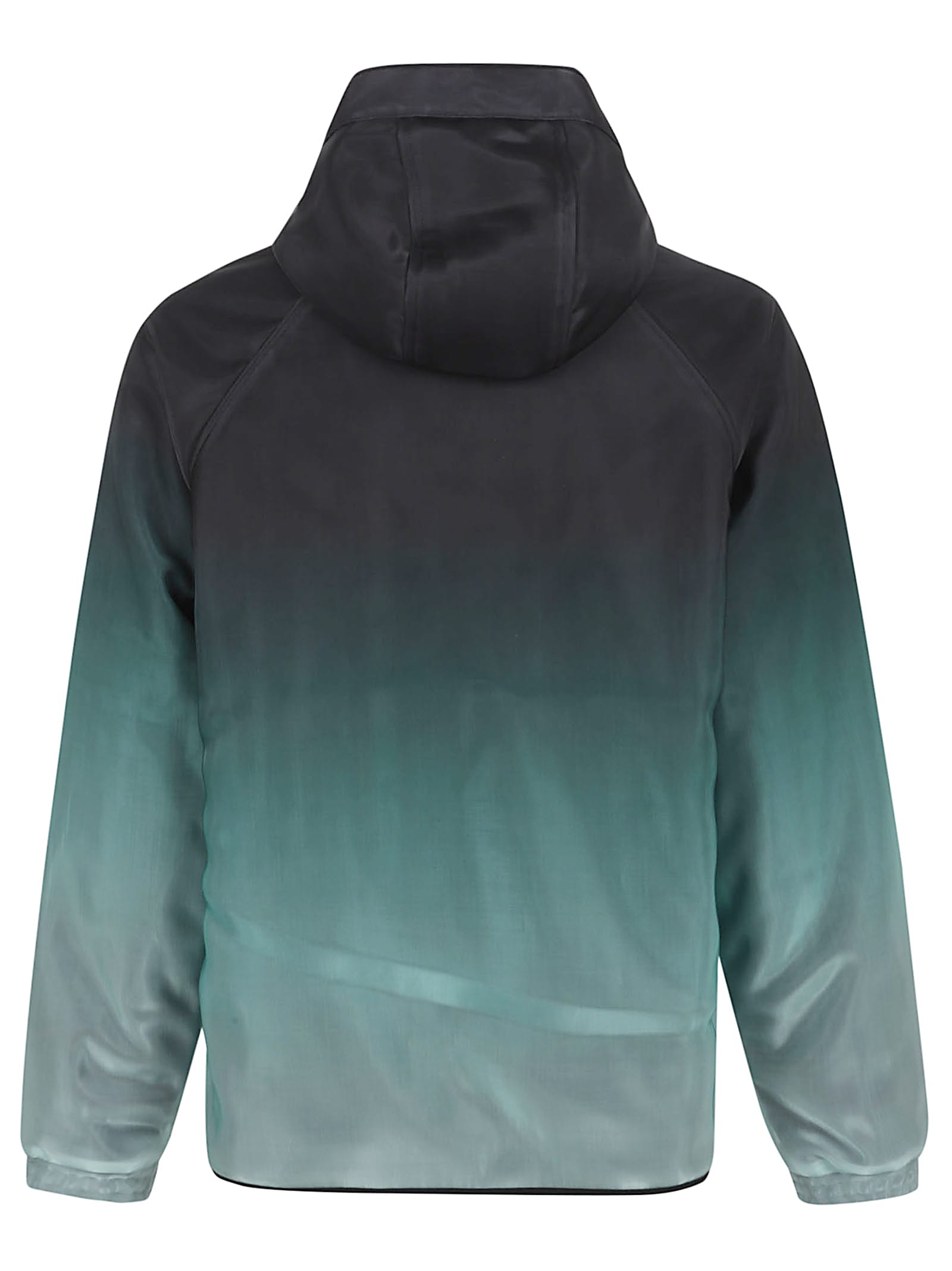 Casablanca Gradient Hooded Jacket With Distinctive Patch In Multi