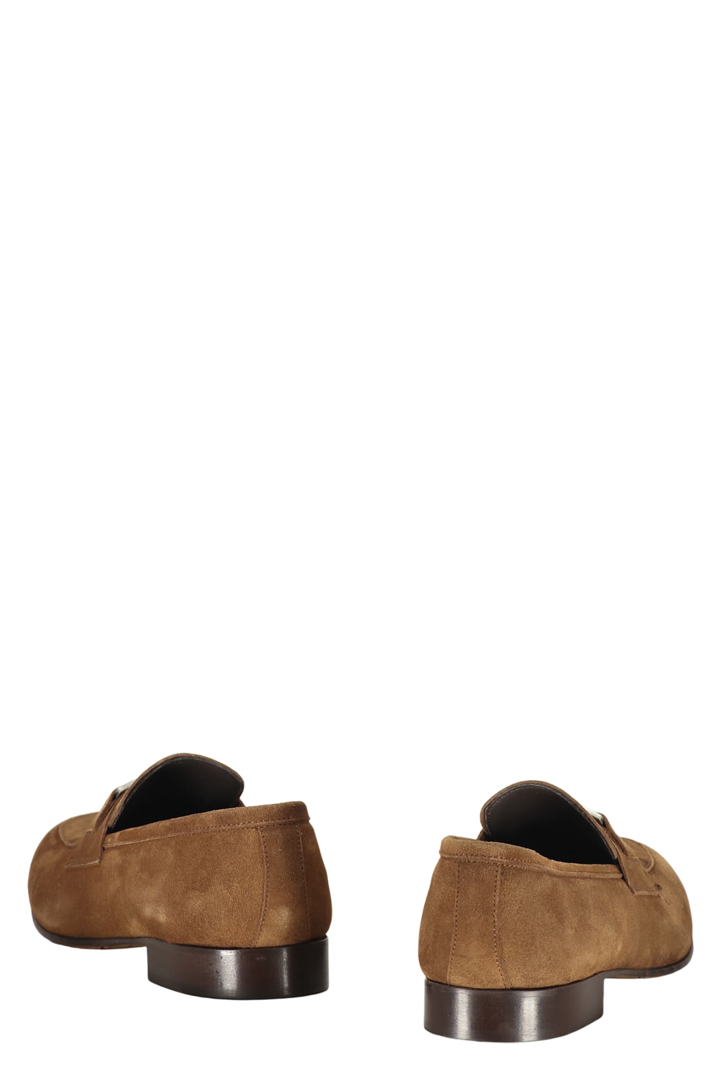 Bruno Magli Calfskin Loafers In Brown