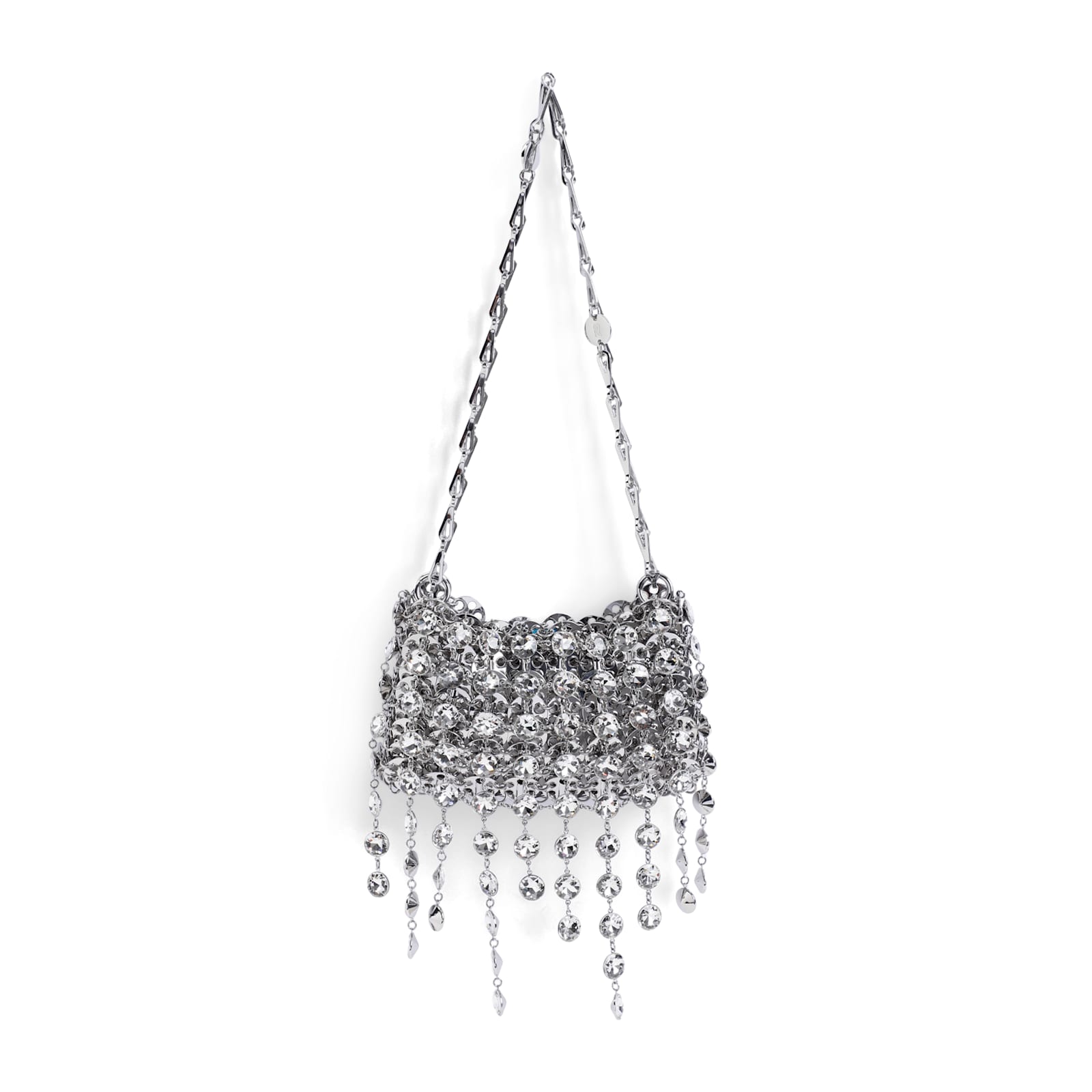 Shop Rabanne Sac A Man Bag In Silver