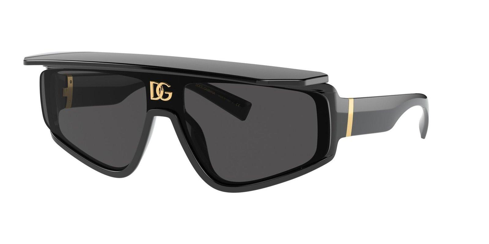 Shop Dolce & Gabbana Rectangular Frame Sunglasses In 501/87