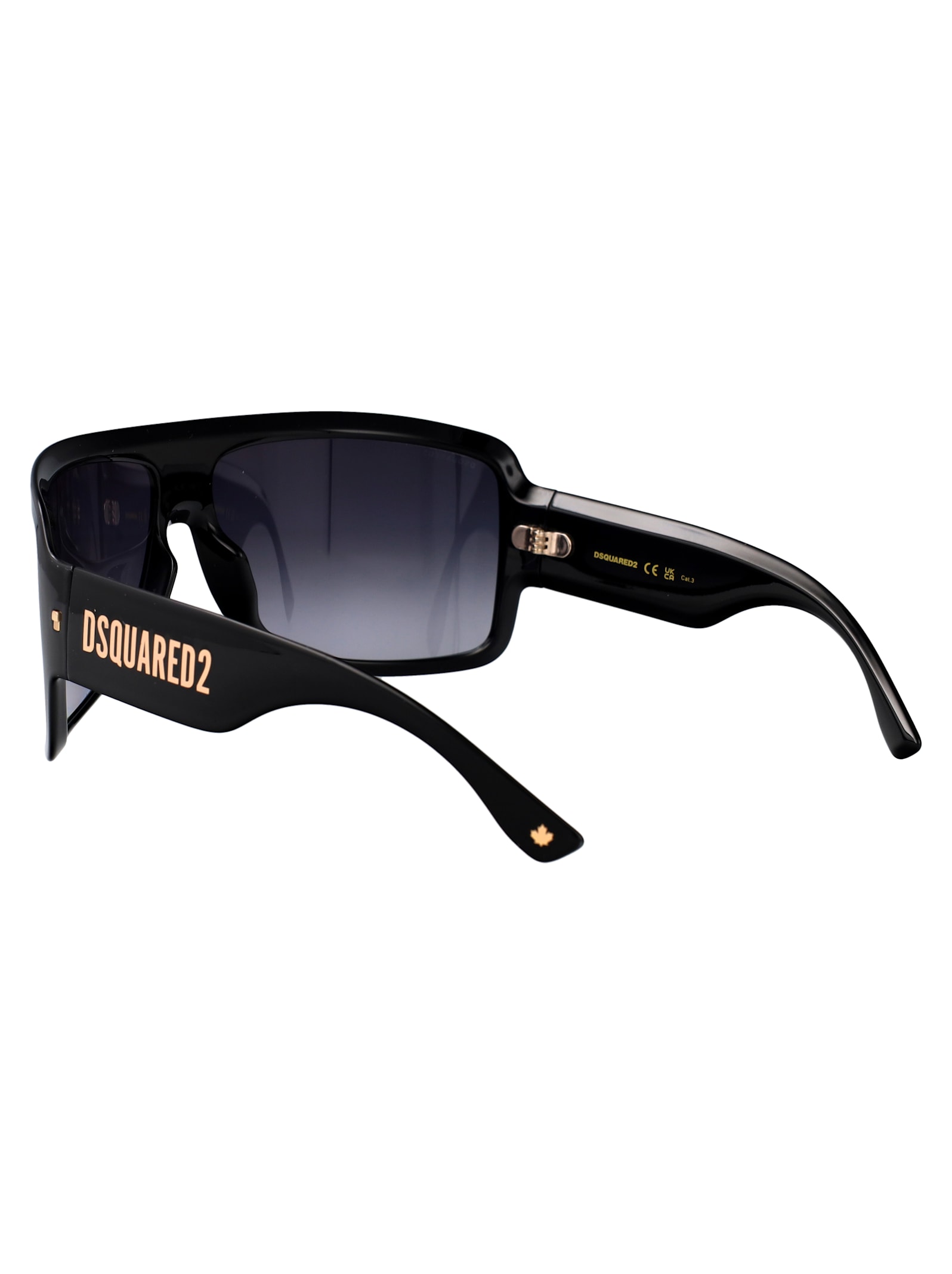 Dsquared2 Black Injectate Sunglasses In Black