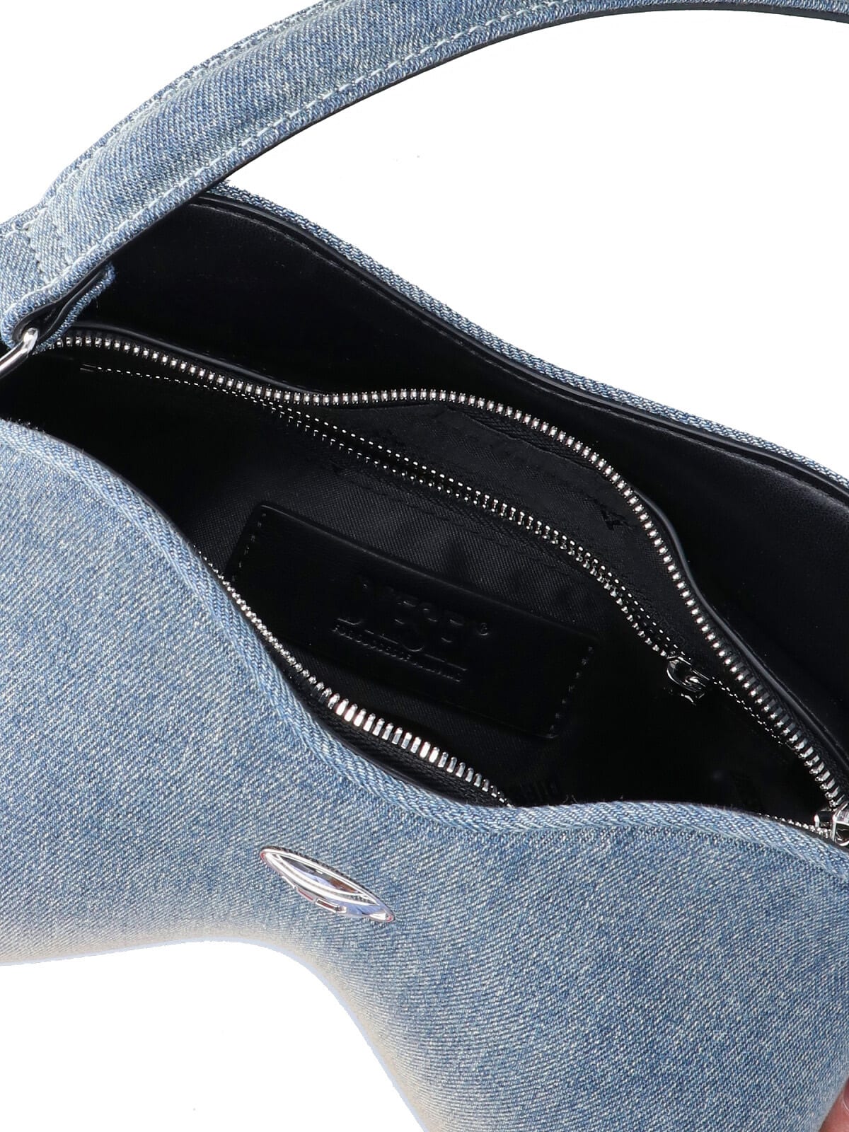 Diesel Double-d Denim Shoulder Bag
