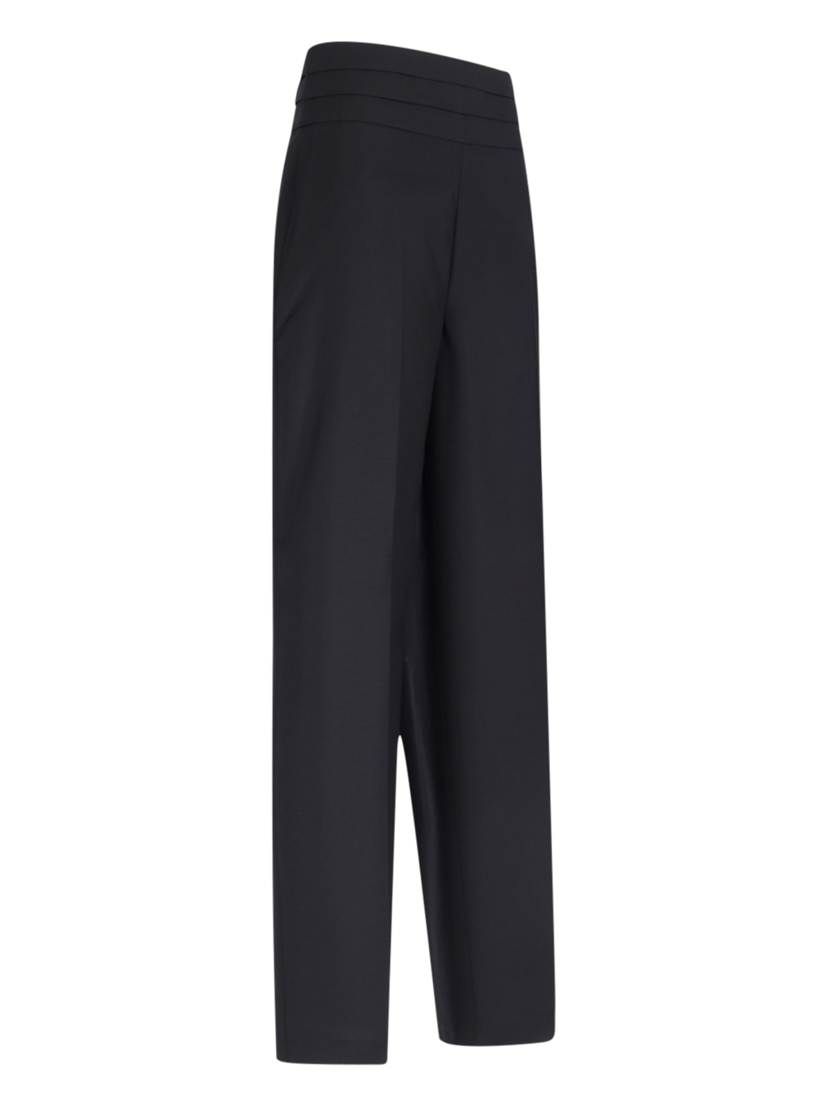 Shop Rohe Cumberband Pants In Black