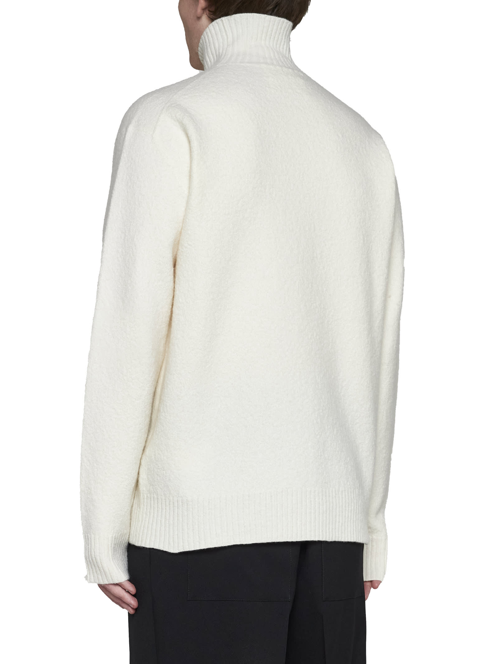 Shop Jil Sander Sweater In Cloud