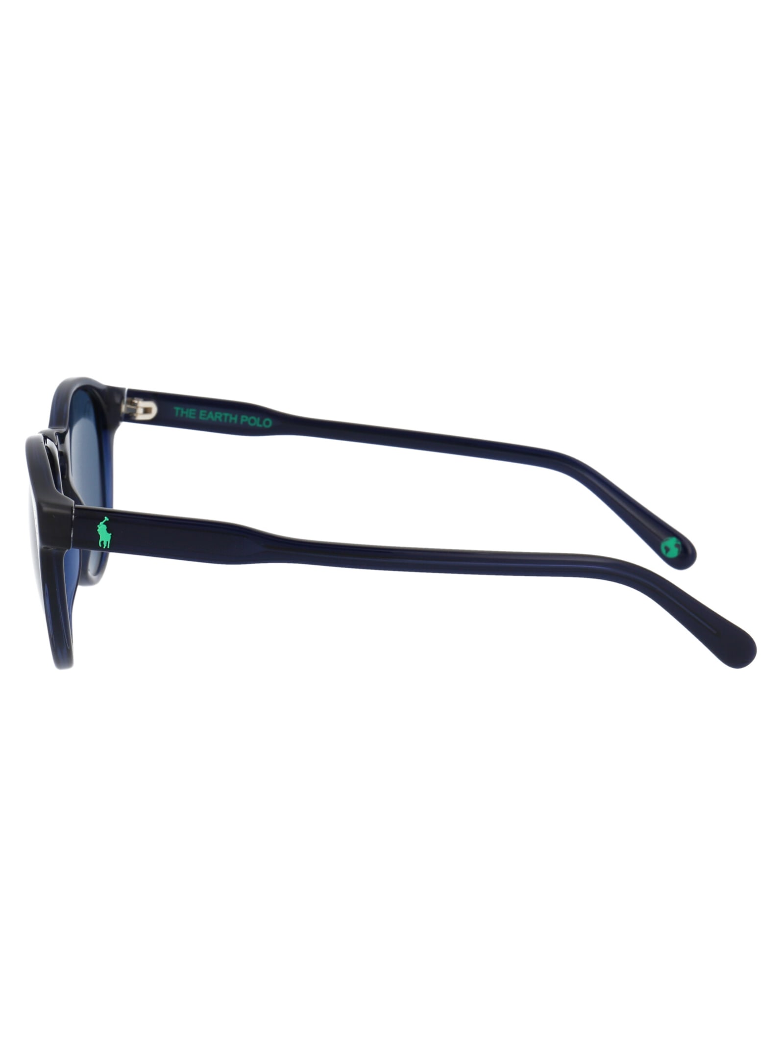 Shop Polo Ralph Lauren 0ph4172 Sunglasses In 595580 Shiny Transparent Blue