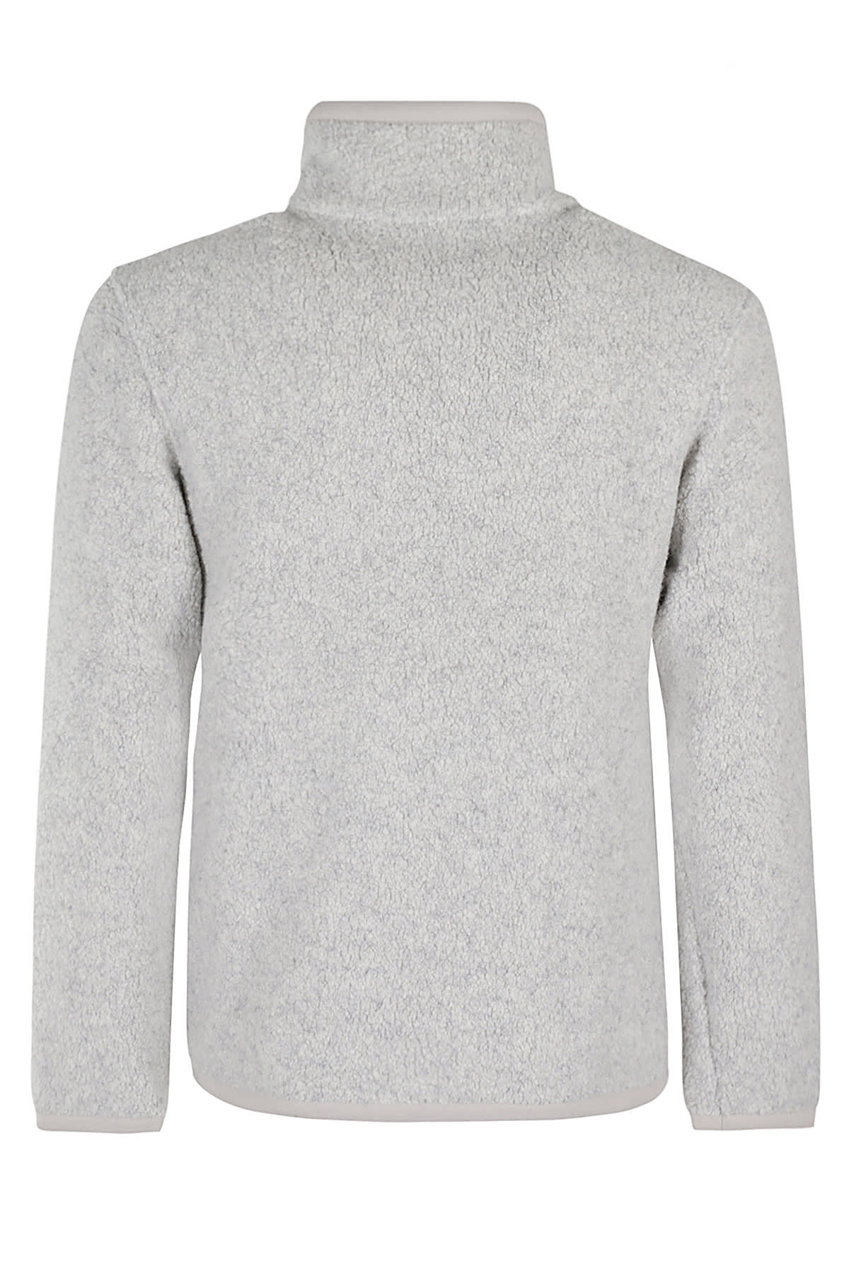 Shop K-way Ern Wool Fleece In S Lt Grey Mel