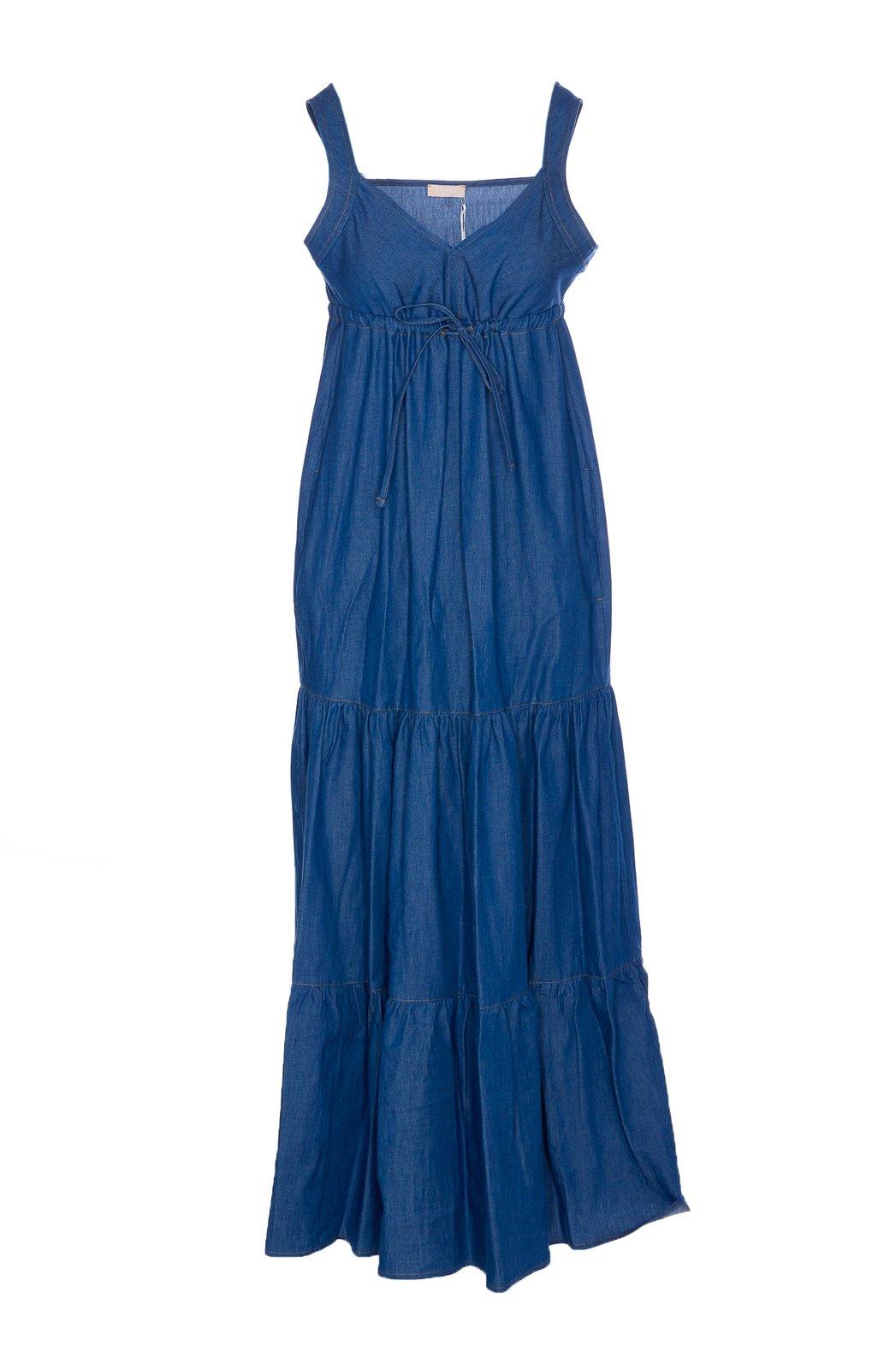 Liu •jo Sleeveless Pleated Midi Dress