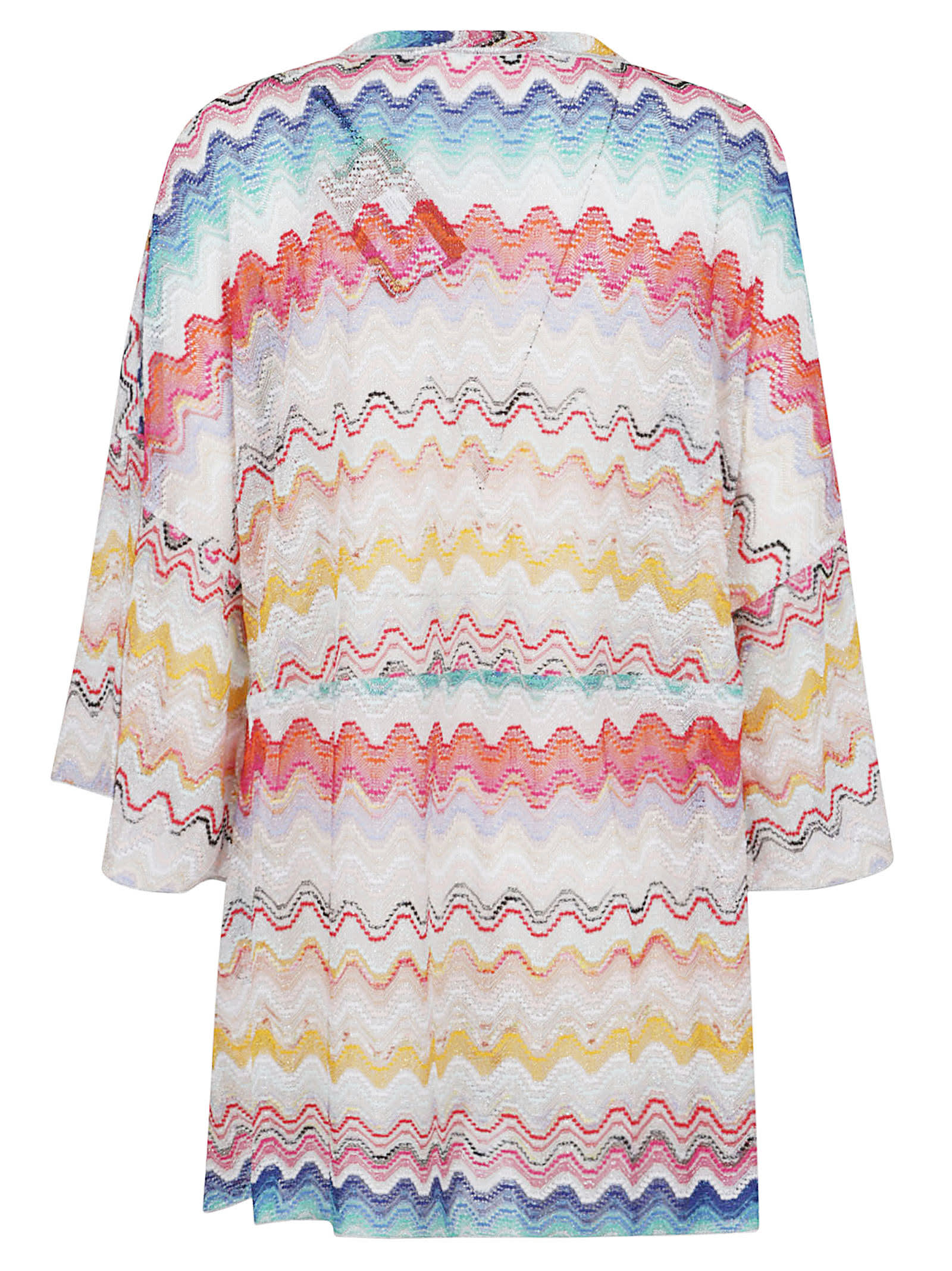 Shop Missoni Short Cover Up In H Multicolor White Bas