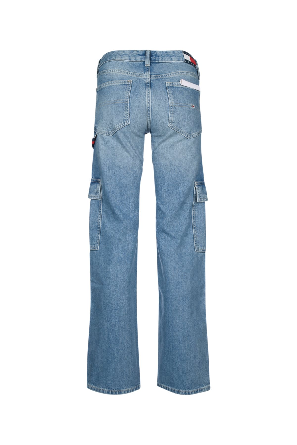 Shop Tommy Jeans Pantalone In Denimlight