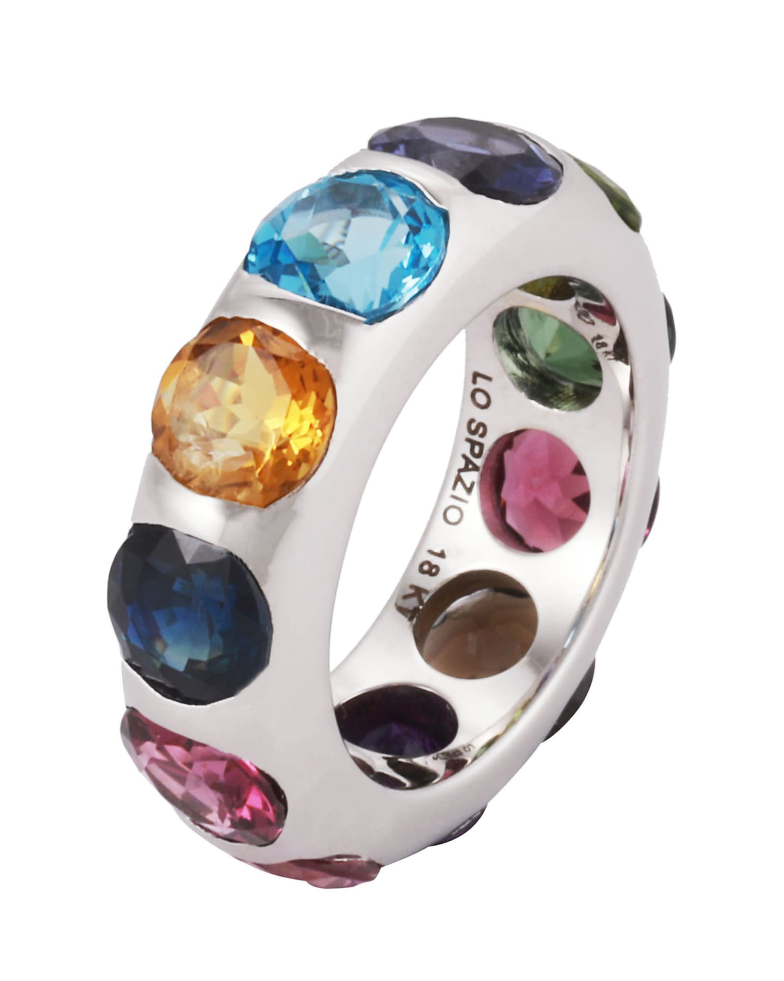 Shop Lo Spazio Jewelry Lo Spazio Autunno Ring In Multicolor