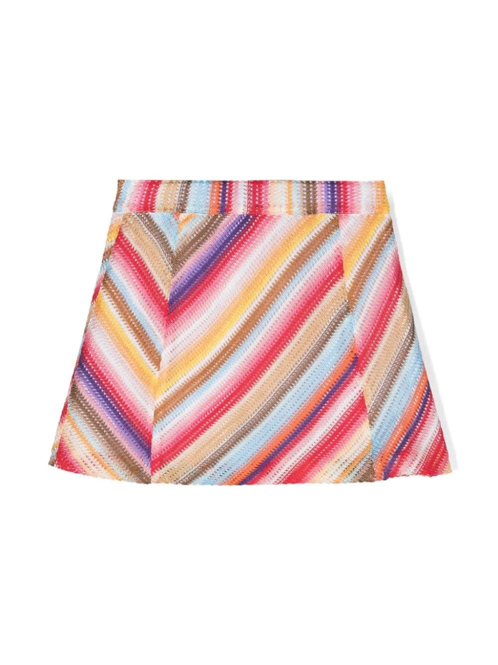 Shop Missoni Multicoloured Fabric Mini Skirt