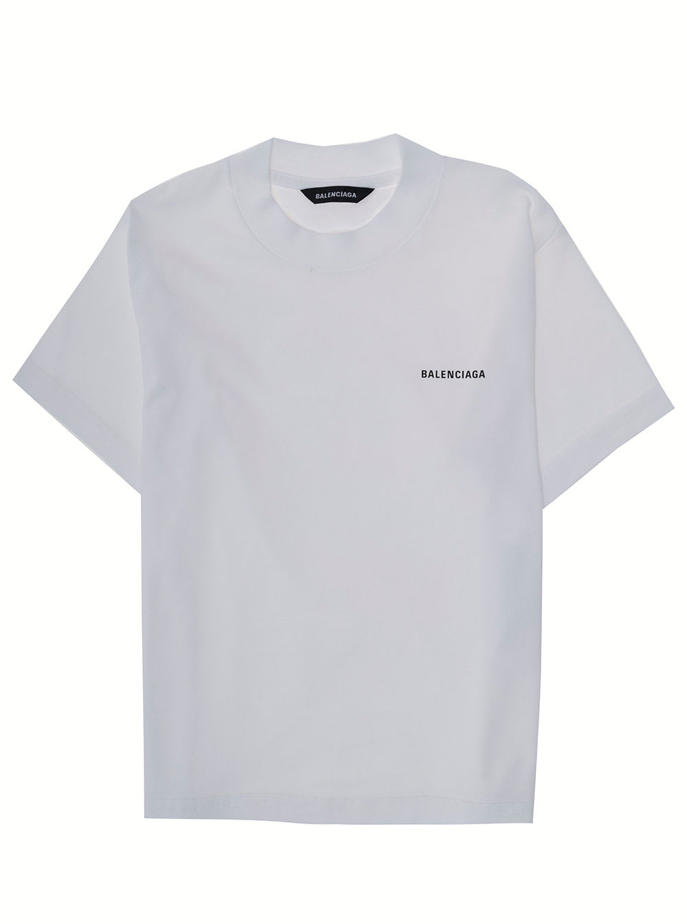 Balenciaga Boy Cotton And Black T-shirt With Logo