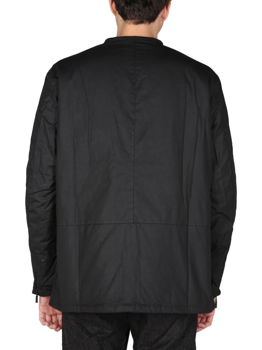 Barbour Multi-pocket Zip-up Jacket In Black