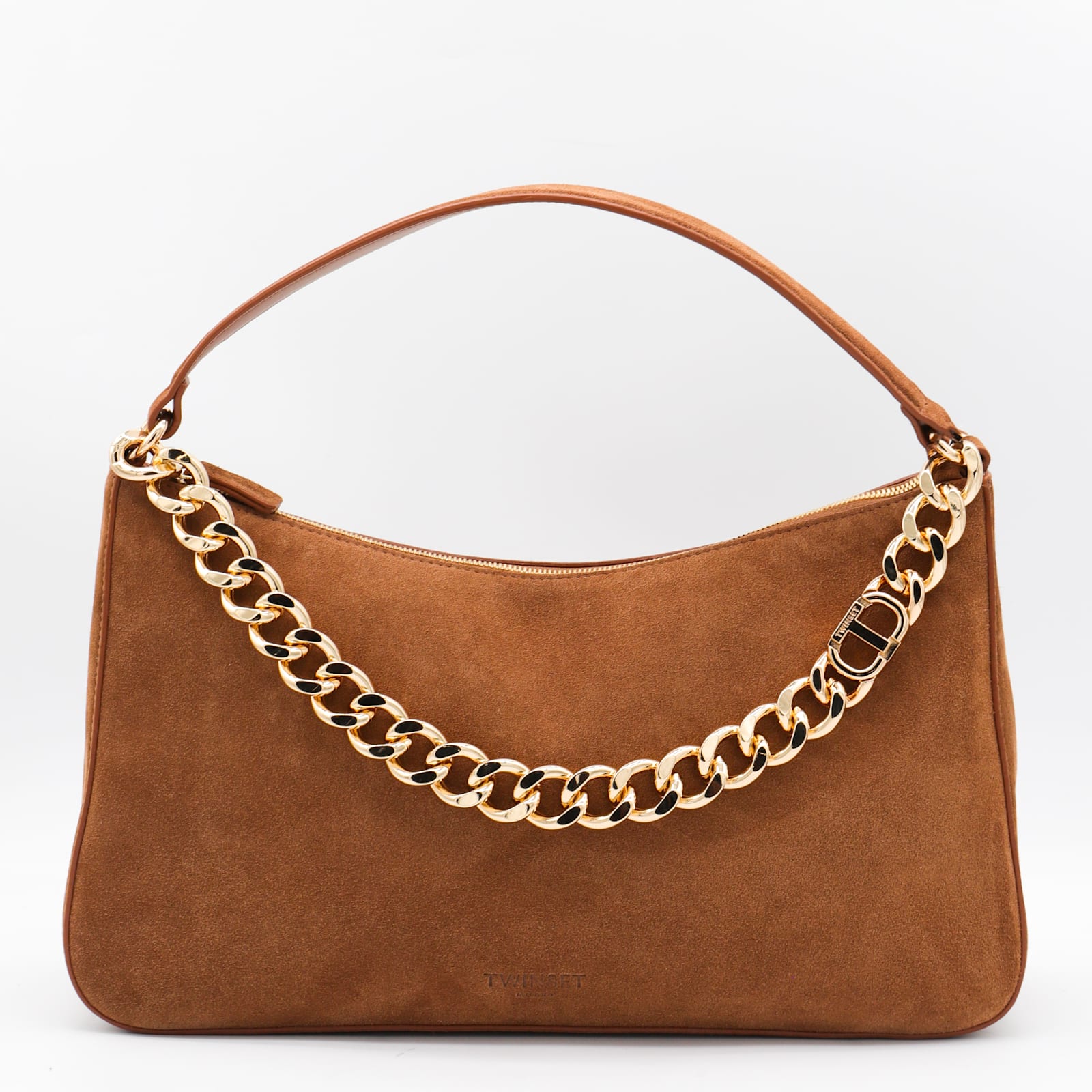 Brown Leather Liliane Shoulder Bag